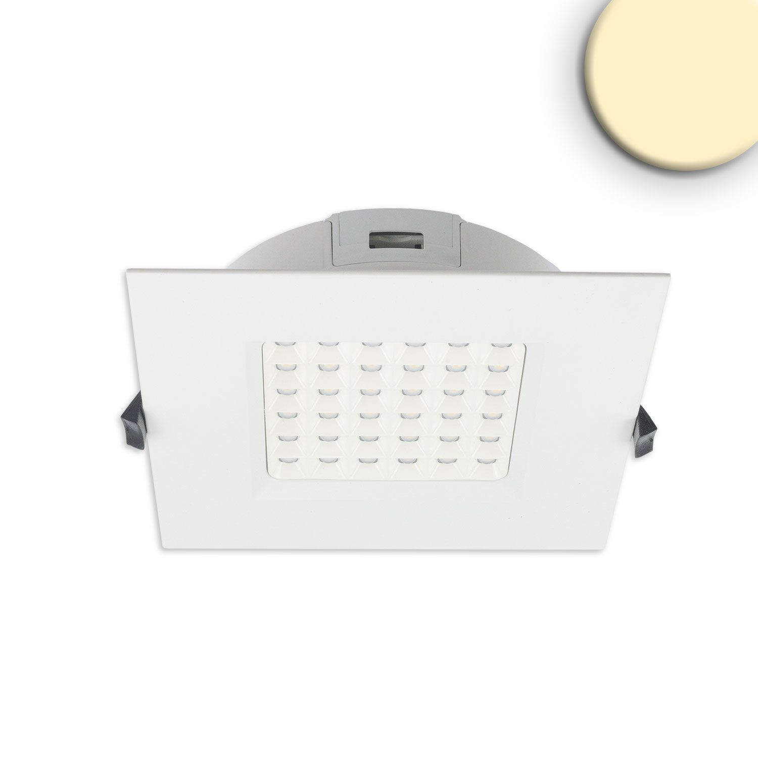 ISOLED LED Downlight Prism blendungsreduziert 18W, IP54, warmweiß, dimmbar - 1