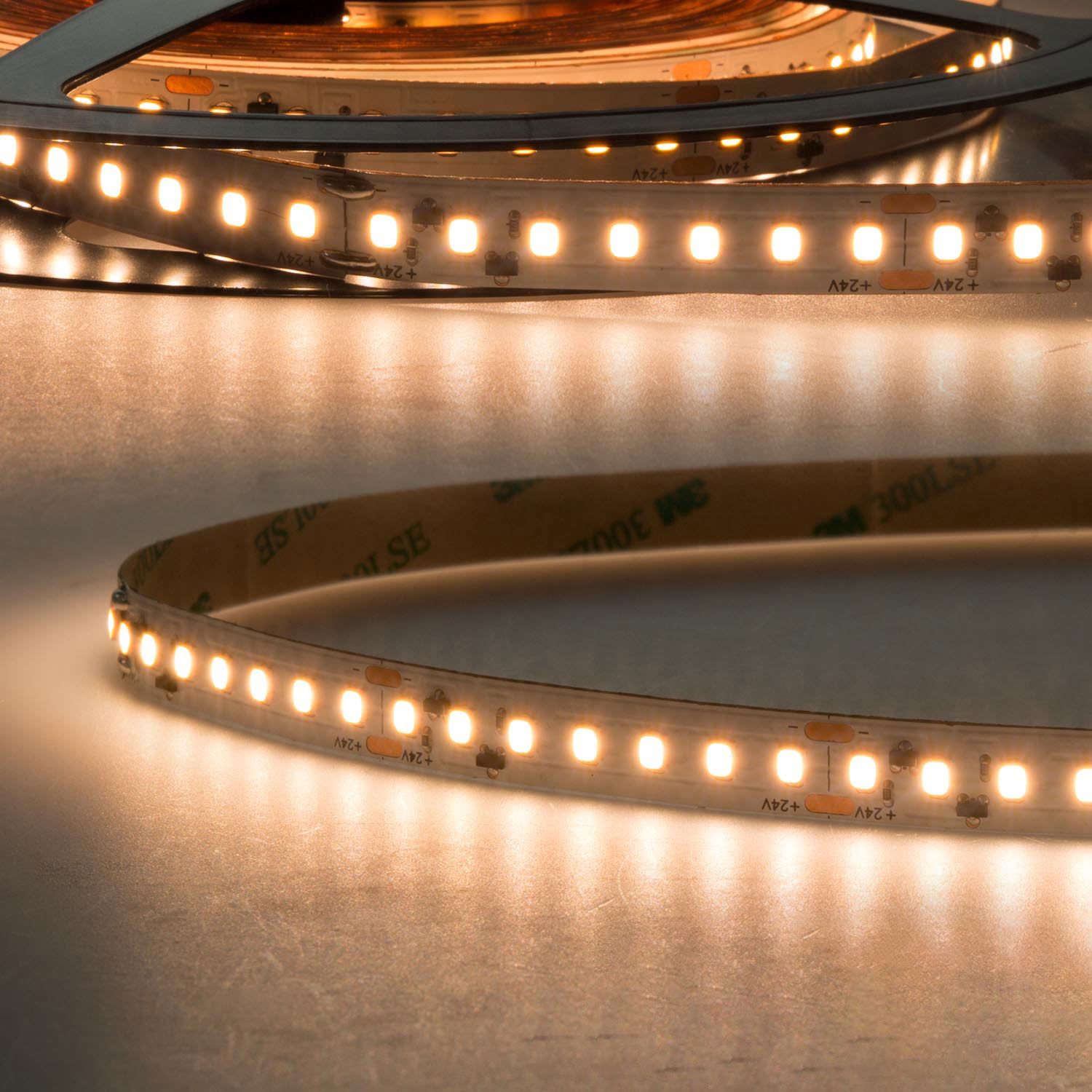 ISOLED LED CRI930 Vollspektrum Linear Flexband, 24V DC, 14W, IP20, 3000K, 5m Rolle, 160 LED/m ISOLED LED CRI930 Vollspektrum Linear Flexband, 24V DC, 14W, IP20, 3000K, 5m Rolle, 160 LED/m - 1