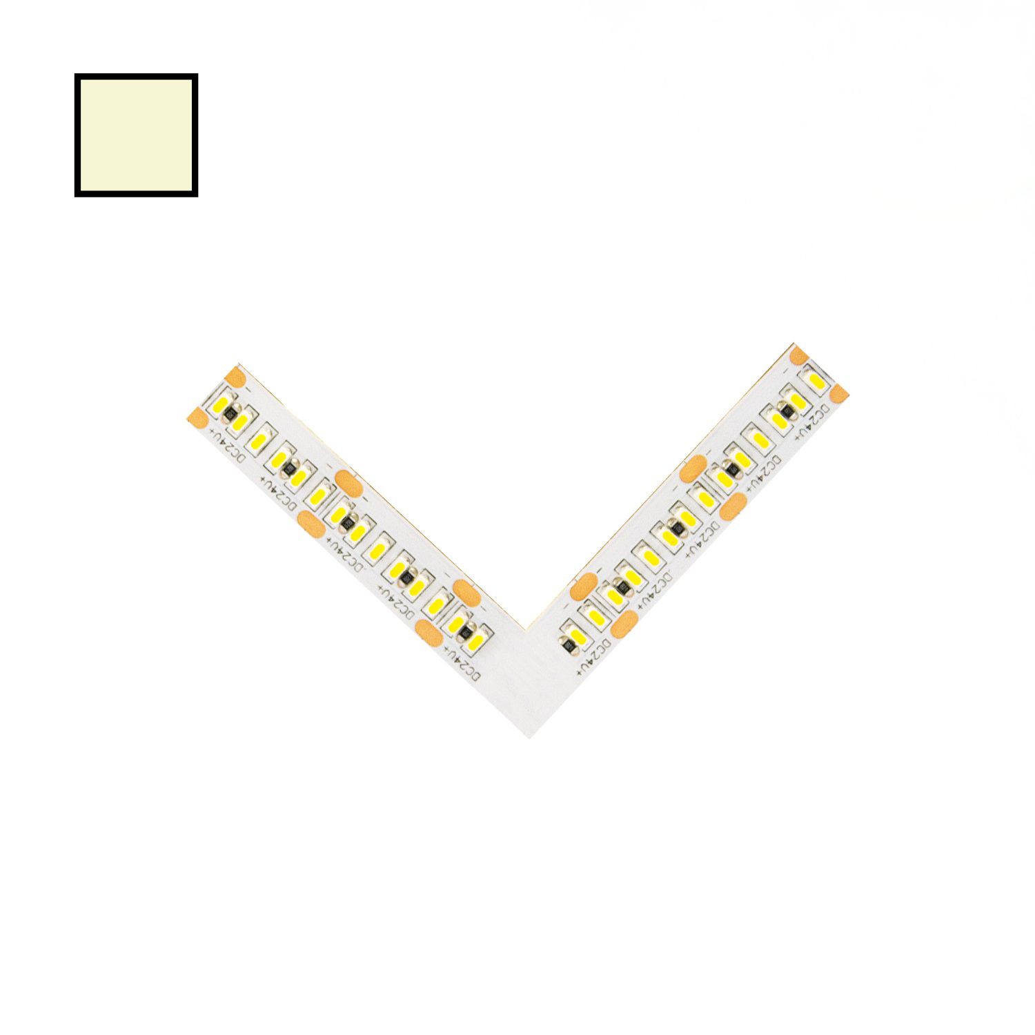 ISOLED Eckverbindung leuchtend 0,5W für MiniAMP Flexband, 24V DC, 6W, IP20, 3000K - 2