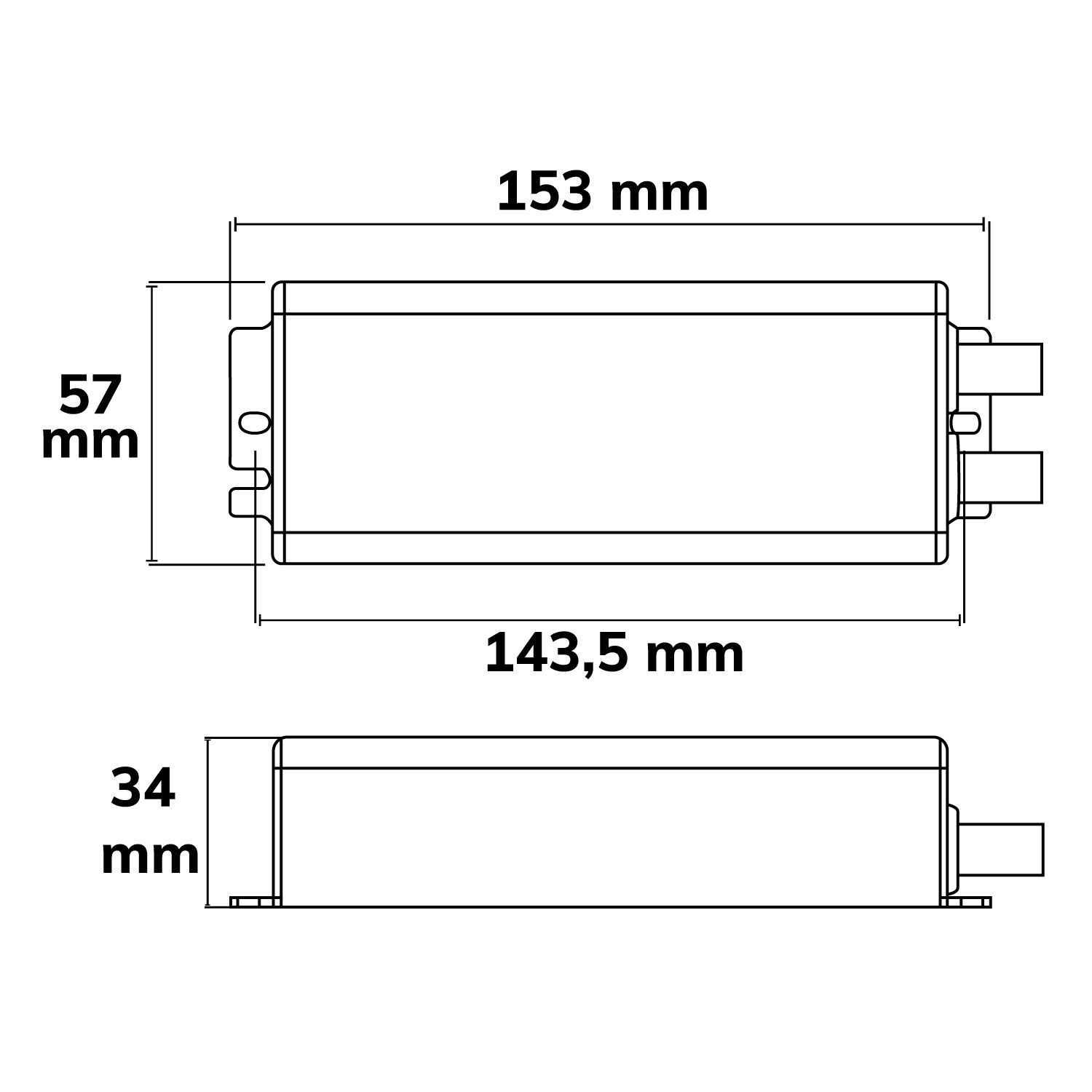 ISOLED DALI-2 DT6 4 Adressen / DT8 4-Kanal 1 Adresse Multi-PWM Dimmer, IP67, 12-24V 4x5A, 36-48V 4x3A - 2