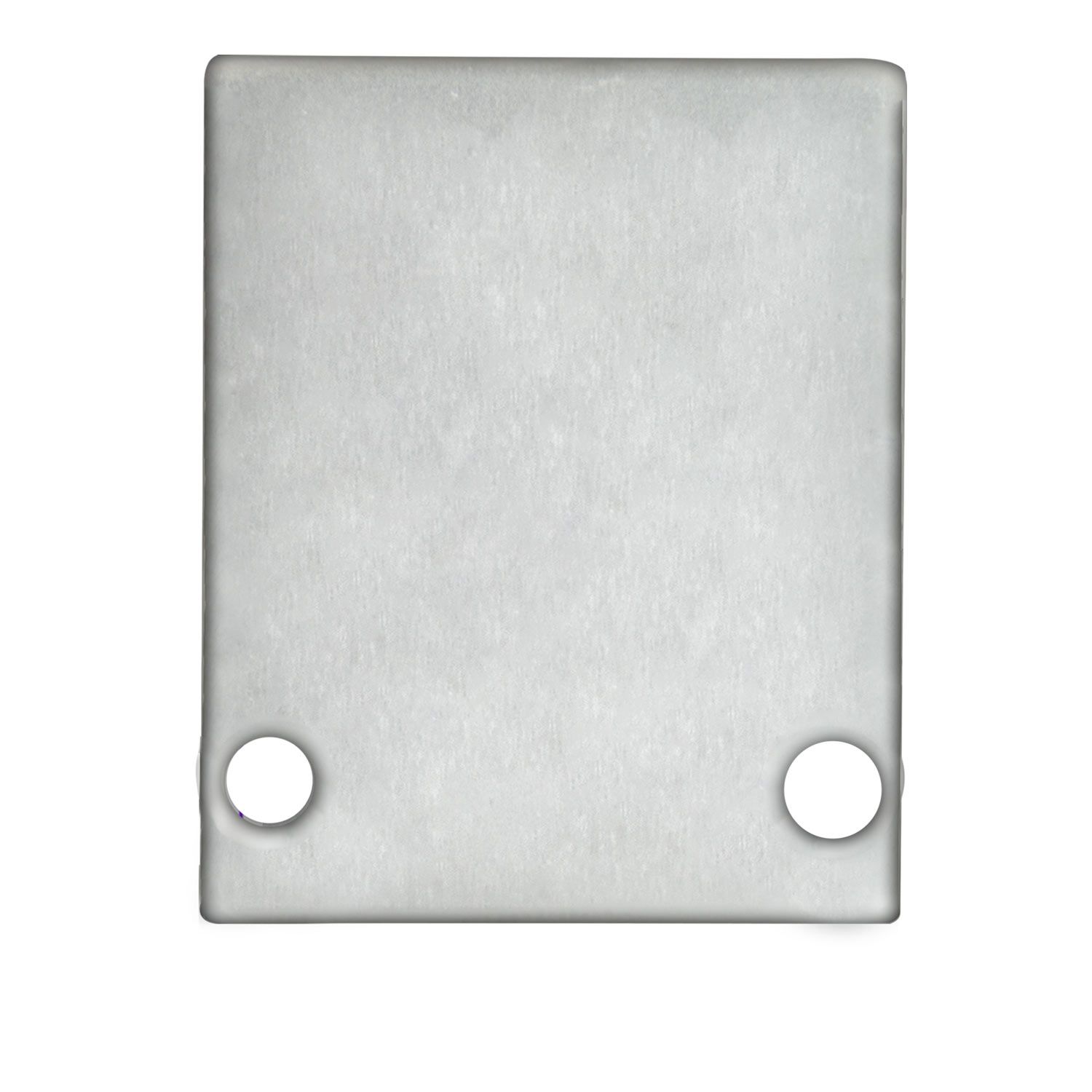 ISOLED Endkappe EC89 Aluminium eloxiert für Profil HIDE SINGLE inkl. Schrauben - 1