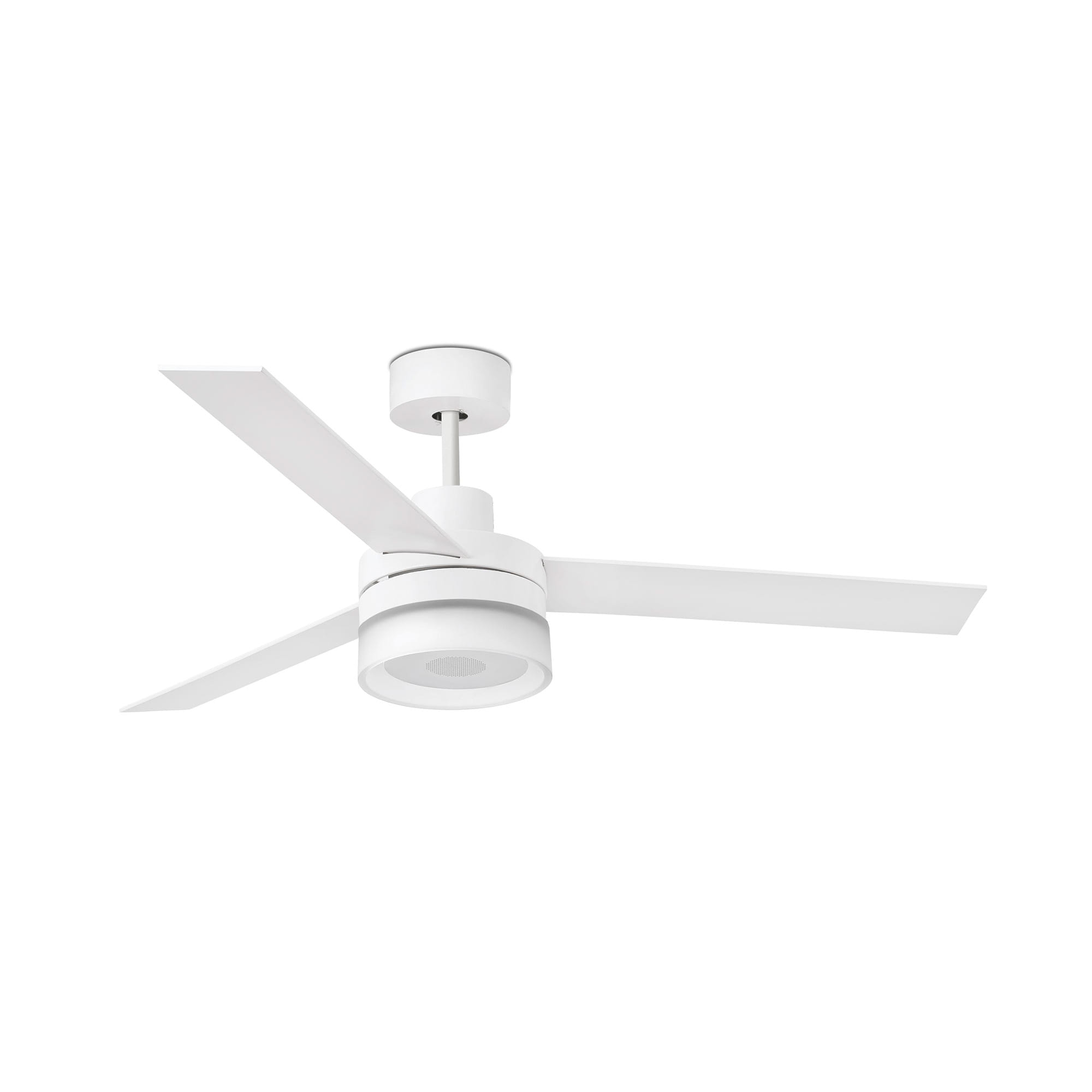 Faro ICE L LED SPEAKER Weißer/Ahorn Ventilator mit Lautsprecher 3000K - Produktbild 1