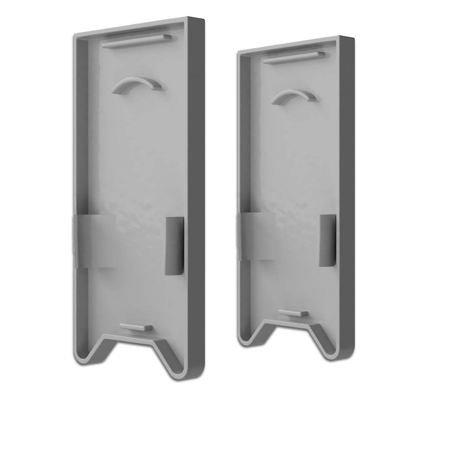 ISOLED Endkappe EC121 mit Lichtfalle, silber für Leuchtenprofil HALON mit U-Cover C68, 2 Stück ISOLED Endkappe EC121 mit Lichtfalle, silber für Leuchtenprofil HALON mit U-Cover C68, 2 Stück - 1