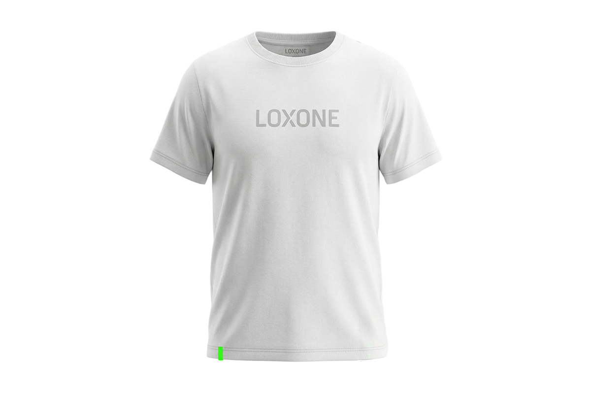 Loxone T-Shirt Herren Corporate Weiß L Loxone T-Shirt Herren Corporate Weiß L - 1