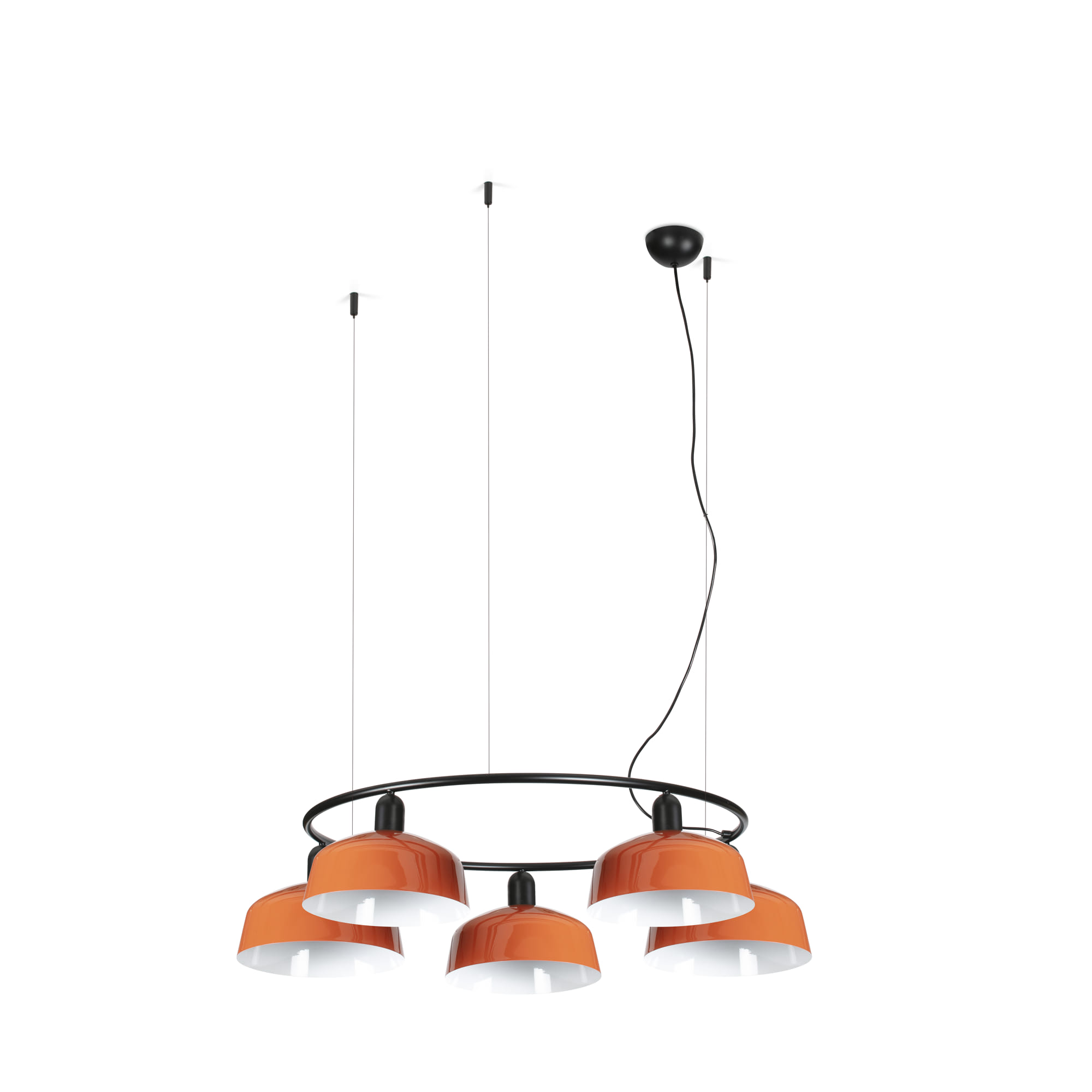 Faro TATAWIN M Metall 5L Kreisförmige Hängeleuchte Orange-rot Faro TATAWIN M Metall 5L Kreisförmige Hängeleuchte Orange-rot - 1