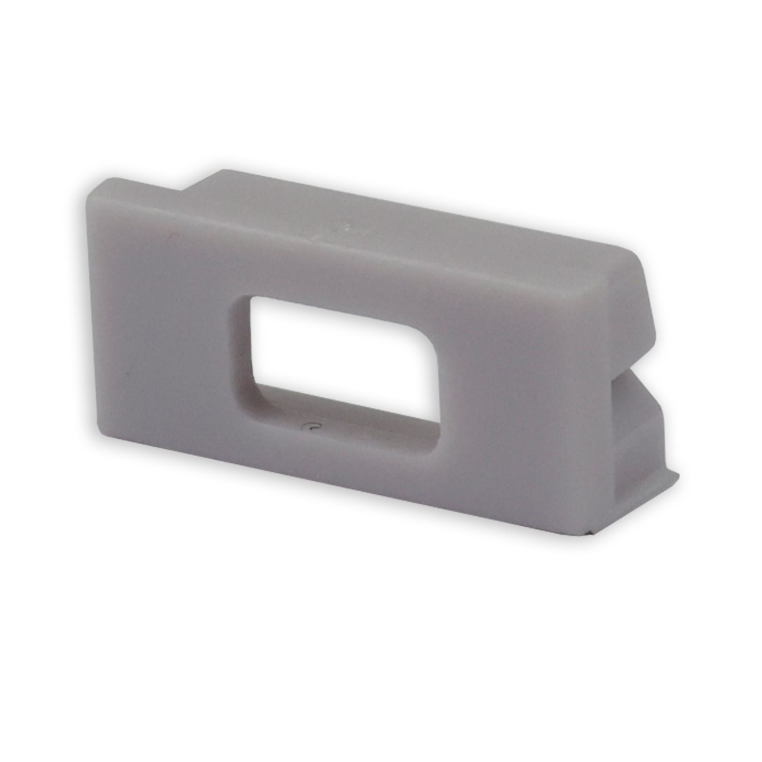 ISOLED Endkappe EC76 für Profil PURE14 S mit Kabeldurchführung, 1 STK - 1