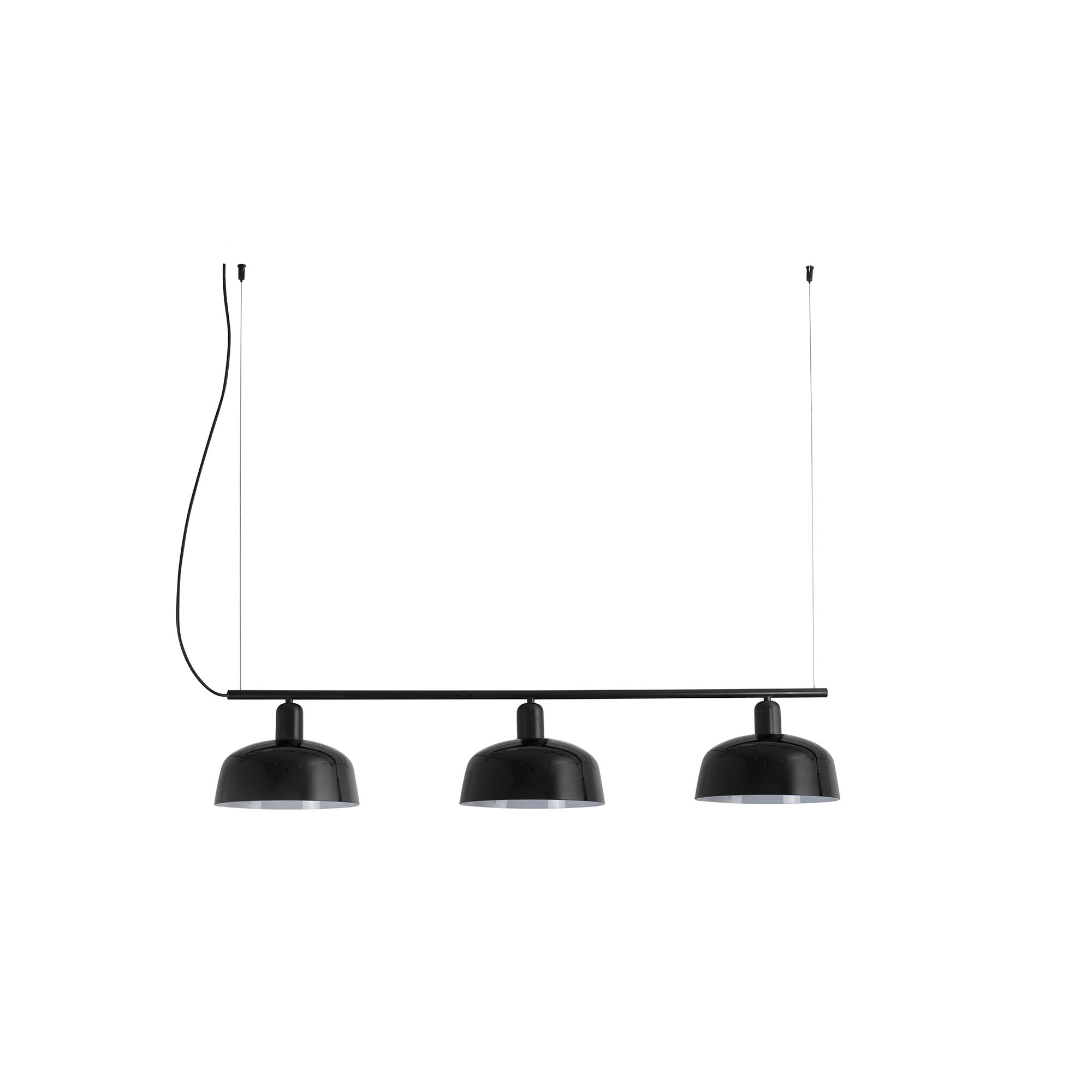 Faro TATAWIN M Linear Pendelleuchte Glas schwarz Faro TATAWIN M Linear Pendelleuchte Glas schwarz - 1