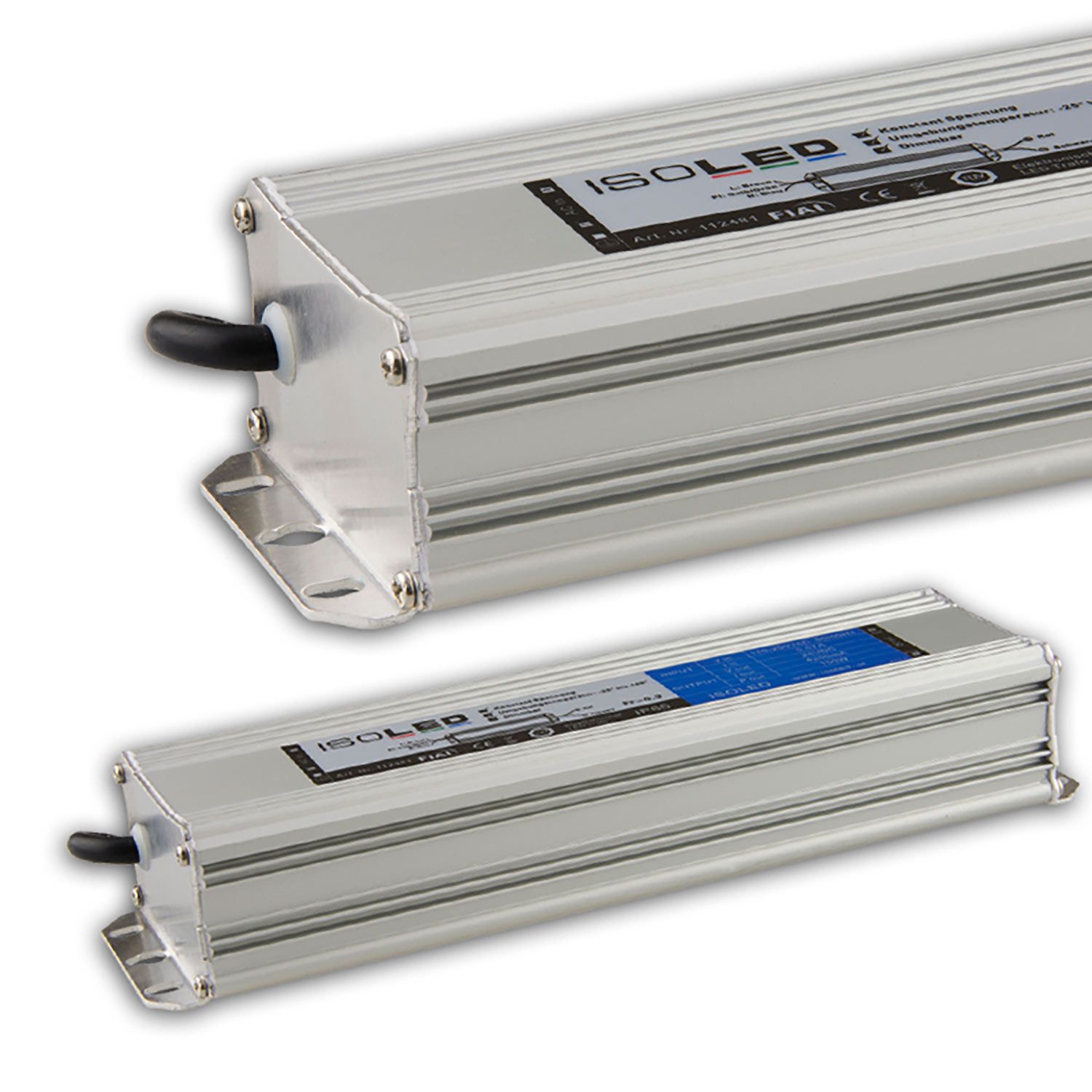 ISOLED LED Trafo 24V/DC, 20-100W dimmbar (Spannungssenke), IP65 - 1
