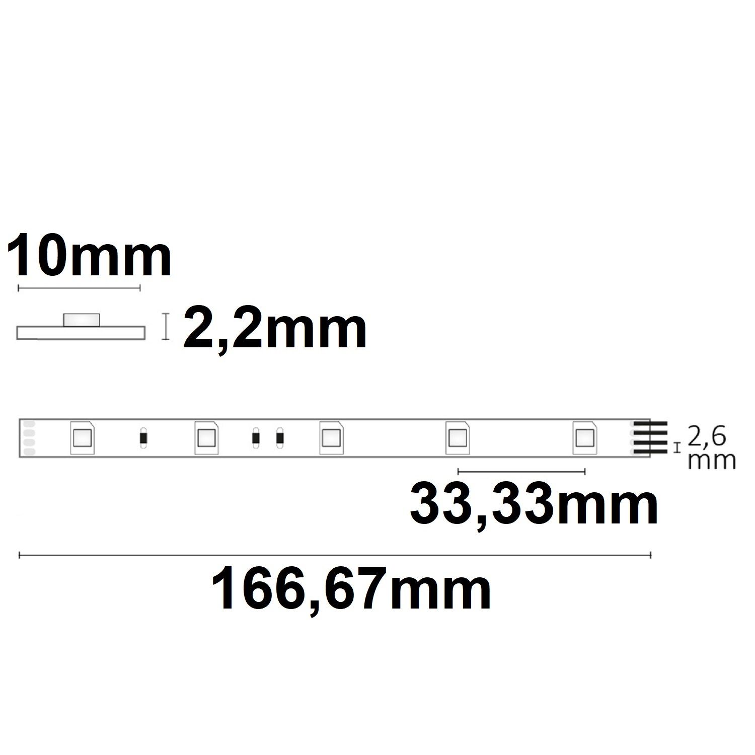 ISOLED LED SIL-RGB Flexband, 24V DC, 7,2W, IP20, 5m Rolle, 30 LED/m - 3