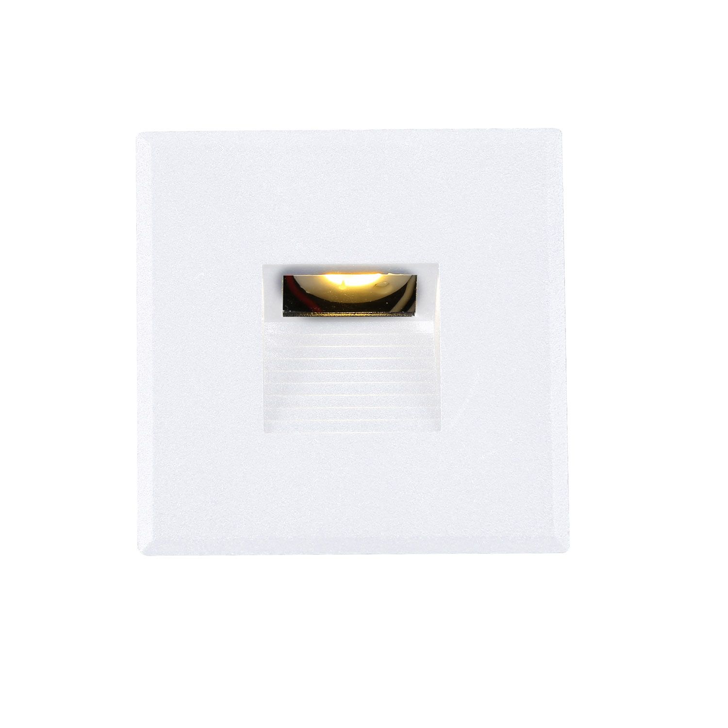 ISOLED Cover Aluminium eckig 3 weiß für Sys-Wall68 - 1