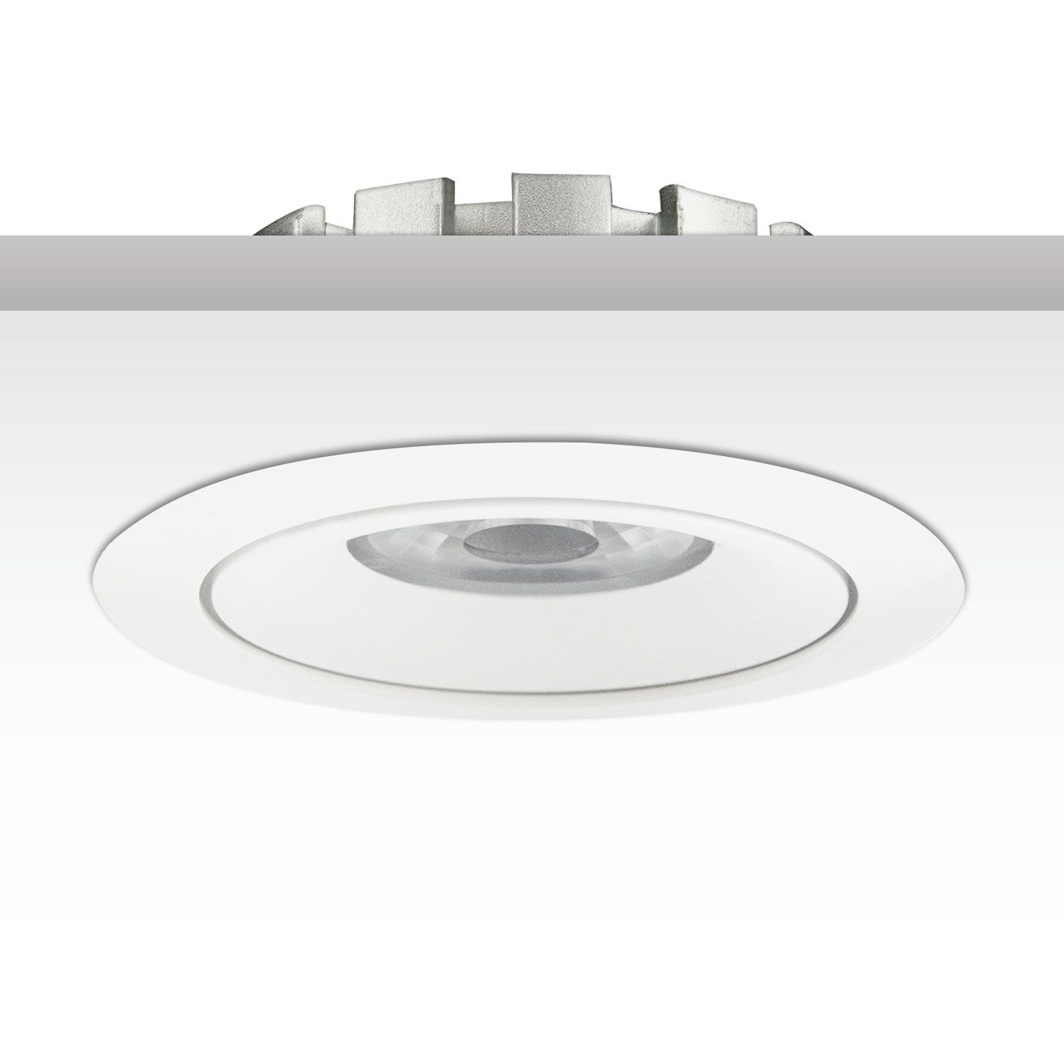 ISOLED LED Einbaustrahler, weiß, 15W, 45°, neutralweiß, dimmbar - 2
