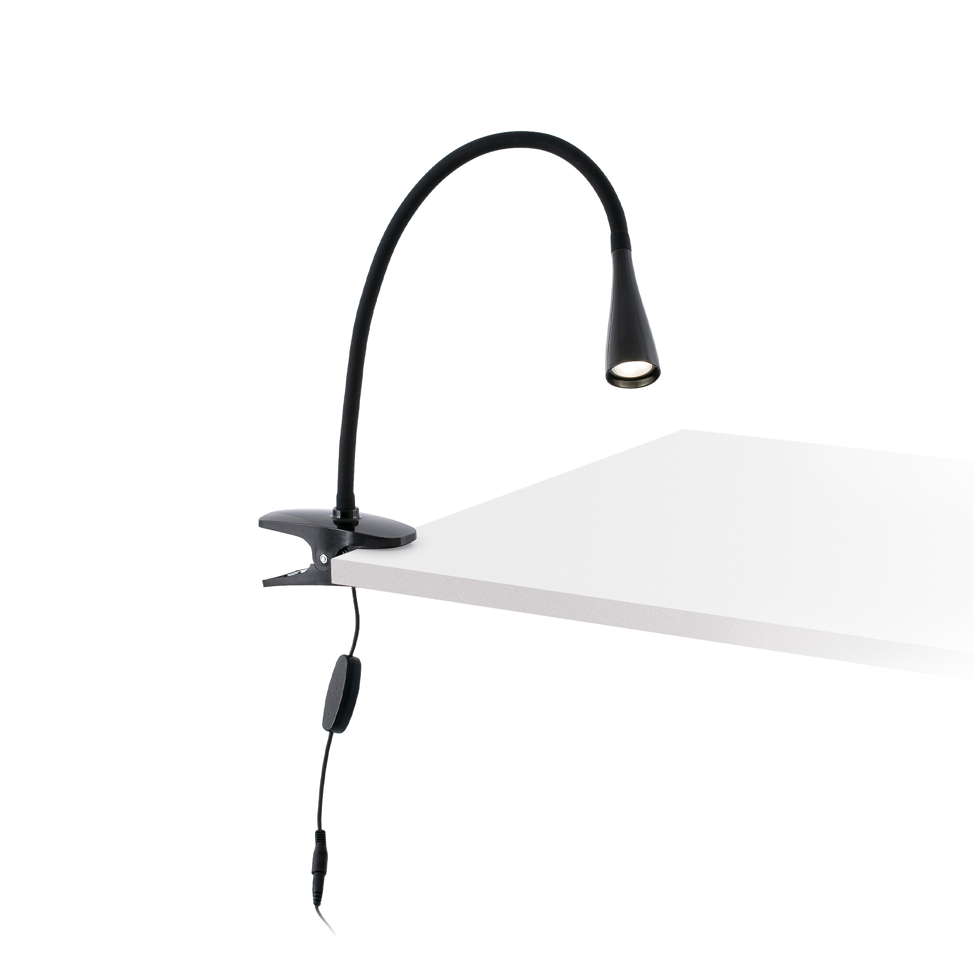 Faro LENA Schwarze Klemmleuchte - Produktbild 1