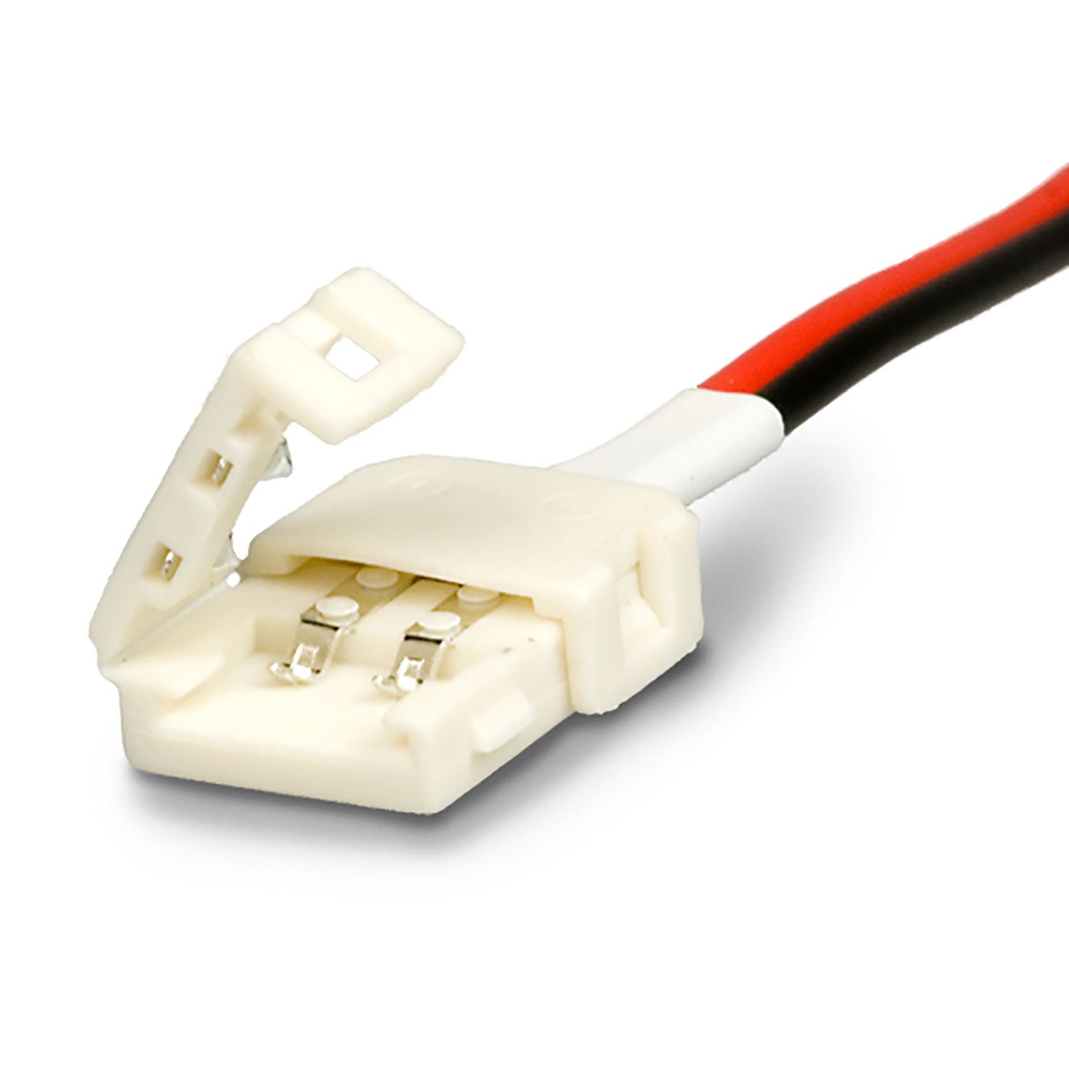 ISOLED Clip-Kabelanschluss (max. 5A) C1-28 für 2-pol. IP20 Flexstripes mit Breite 8mm, Pitch >12mm - 1