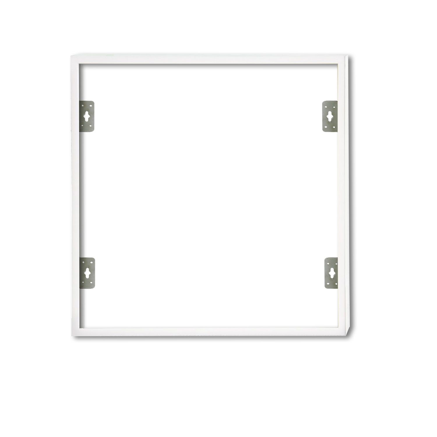 ISOLED Aufbaurahmen weiß RAL 9016, Höhe 7cm, für LED Panels 600x600, steckbare Schnellmontage ISOLED Aufbaurahmen weiß RAL 9016, Höhe 7cm, für LED Panels 600x600, steckbare Schnellmontage - 1