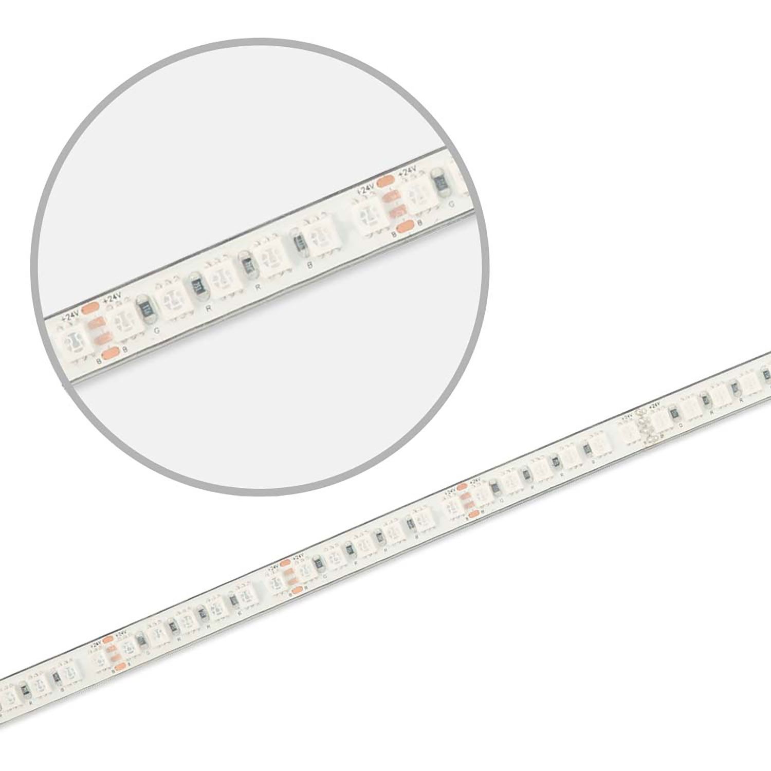 ISOLED LED AQUA RGB Linear Flexband, 24V DC, 12W, IP67, 10m Rolle, 120 LED/m - 1