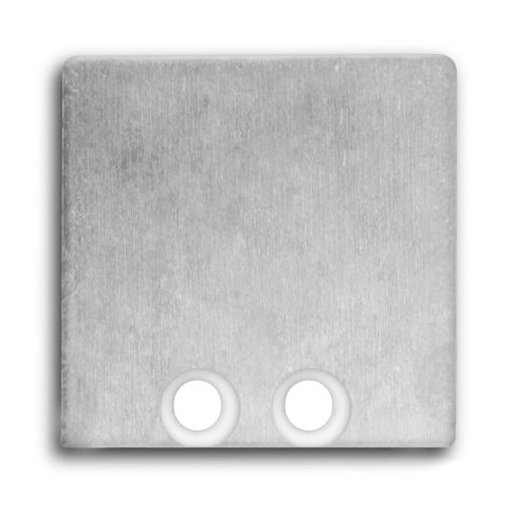 Emilum Endkappe E58 Aluminium für Profil PN8, 2 STK - Produktbild 1
