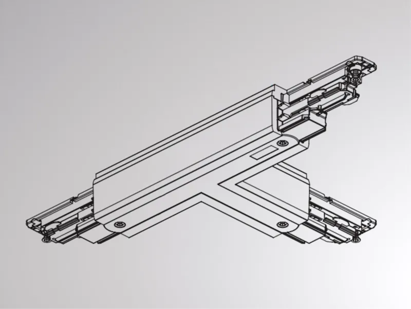 Molto Luce 3 PHASEN PULSE DALI T-VERBINDER (weiß) - Produktbild 1