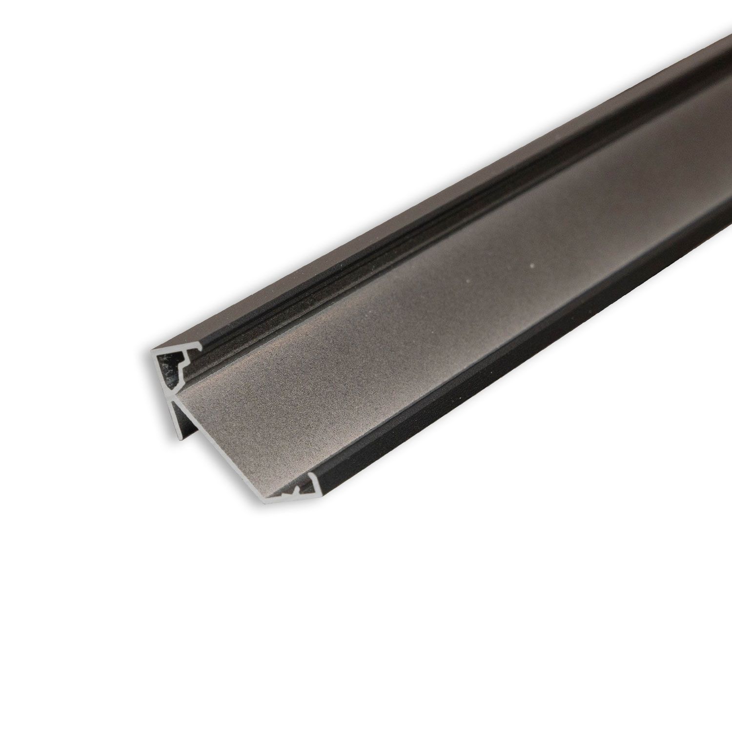 ISOLED LED Eckprofil CORNER18 Aluminium schwarz RAL9005, 200cm ISOLED LED Eckprofil CORNER18 Aluminium schwarz RAL9005, 200cm - 1