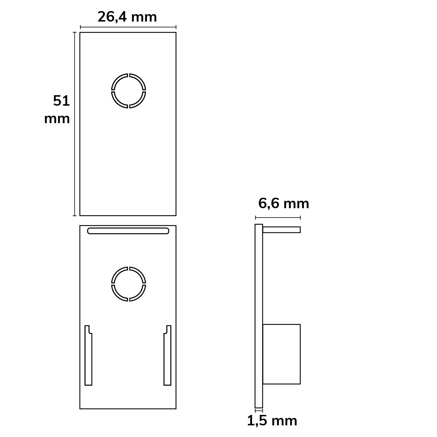 ISOLED Track48 Aufbauschiene, schwarz, 200cm, 4-polig, inkl. Endkappen und Schutzcover - 5