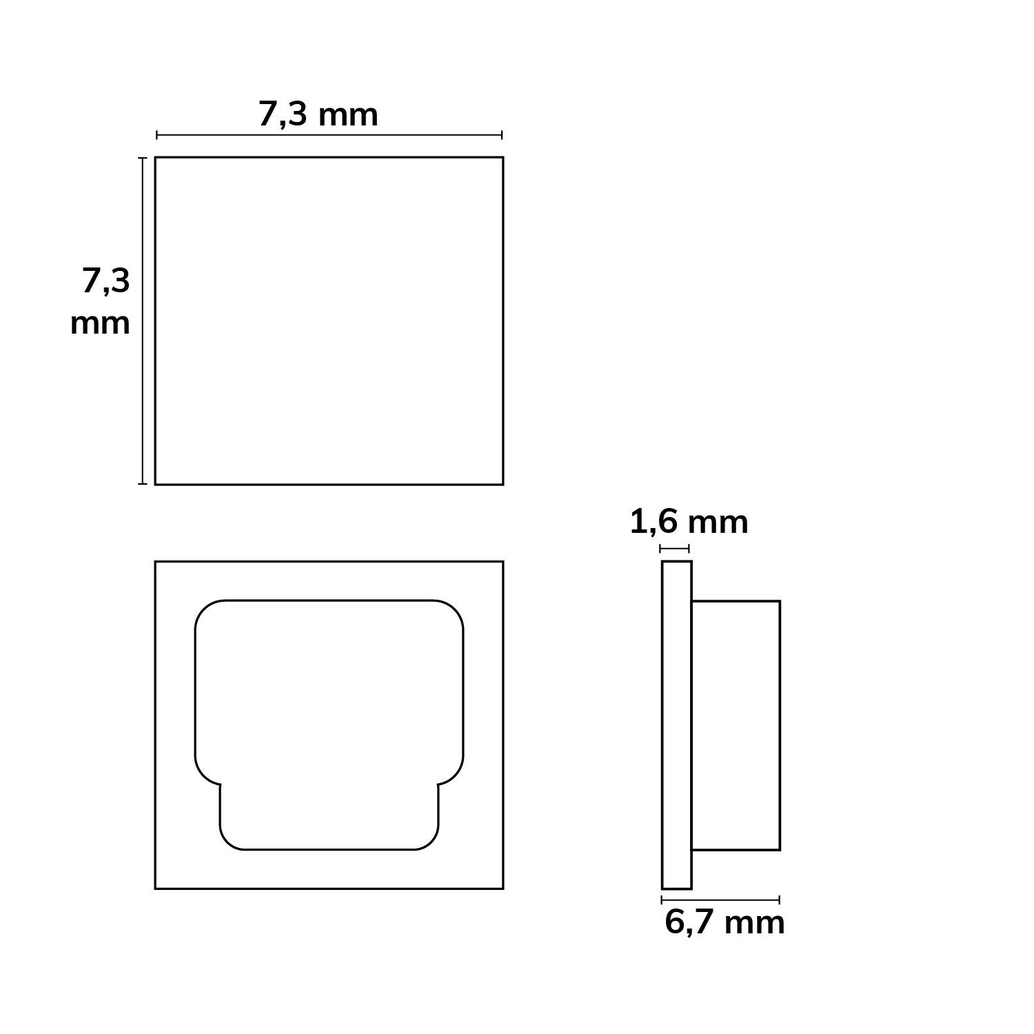 ISOLED Endkappe EC 64 für Profil SURF6, 1 STK - 2