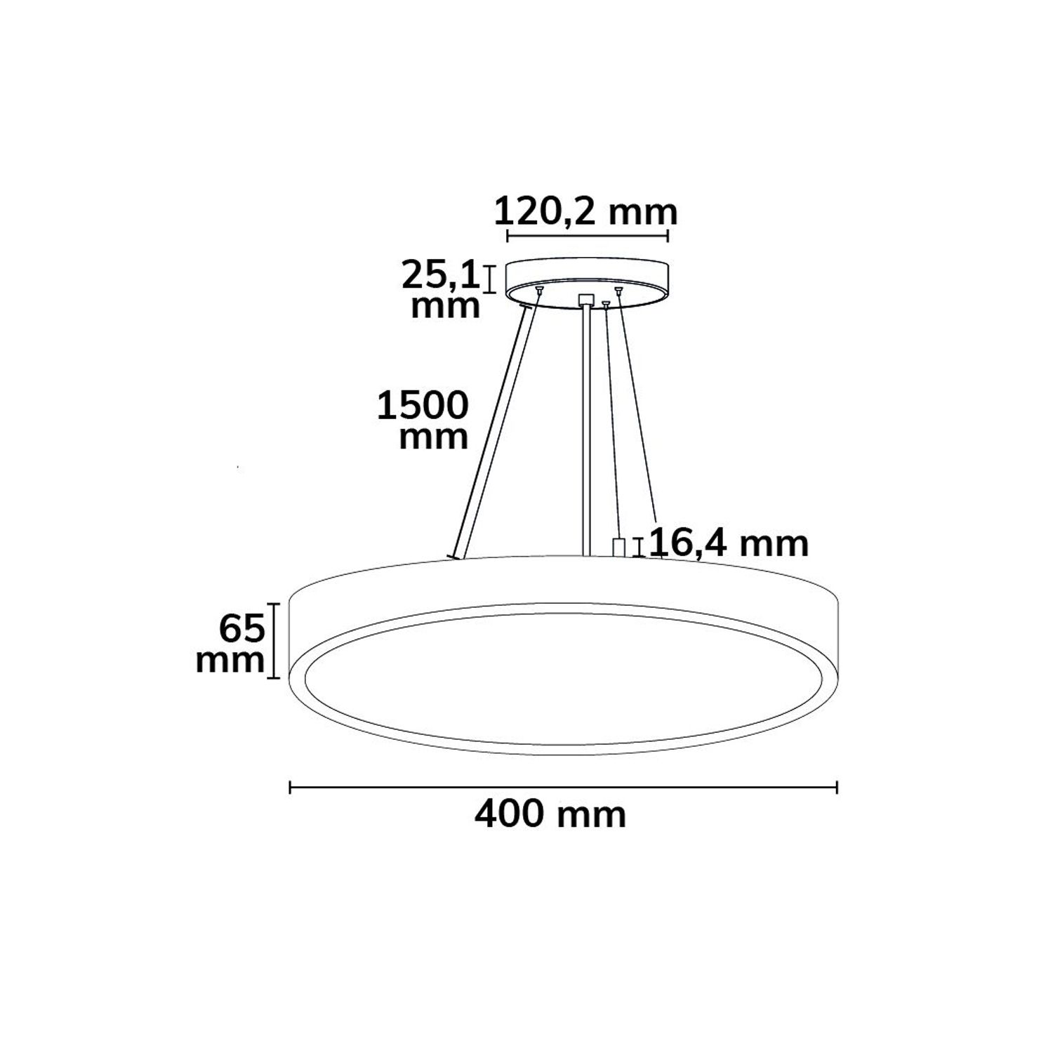 ISOLED LED Hängeleuchte UGR