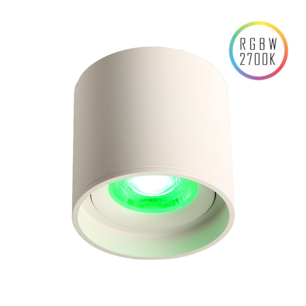 Emilum LED Ceiling Spot 24V, 8W, RGBW/2700K, CRI90 Weiß - Produktbild 6