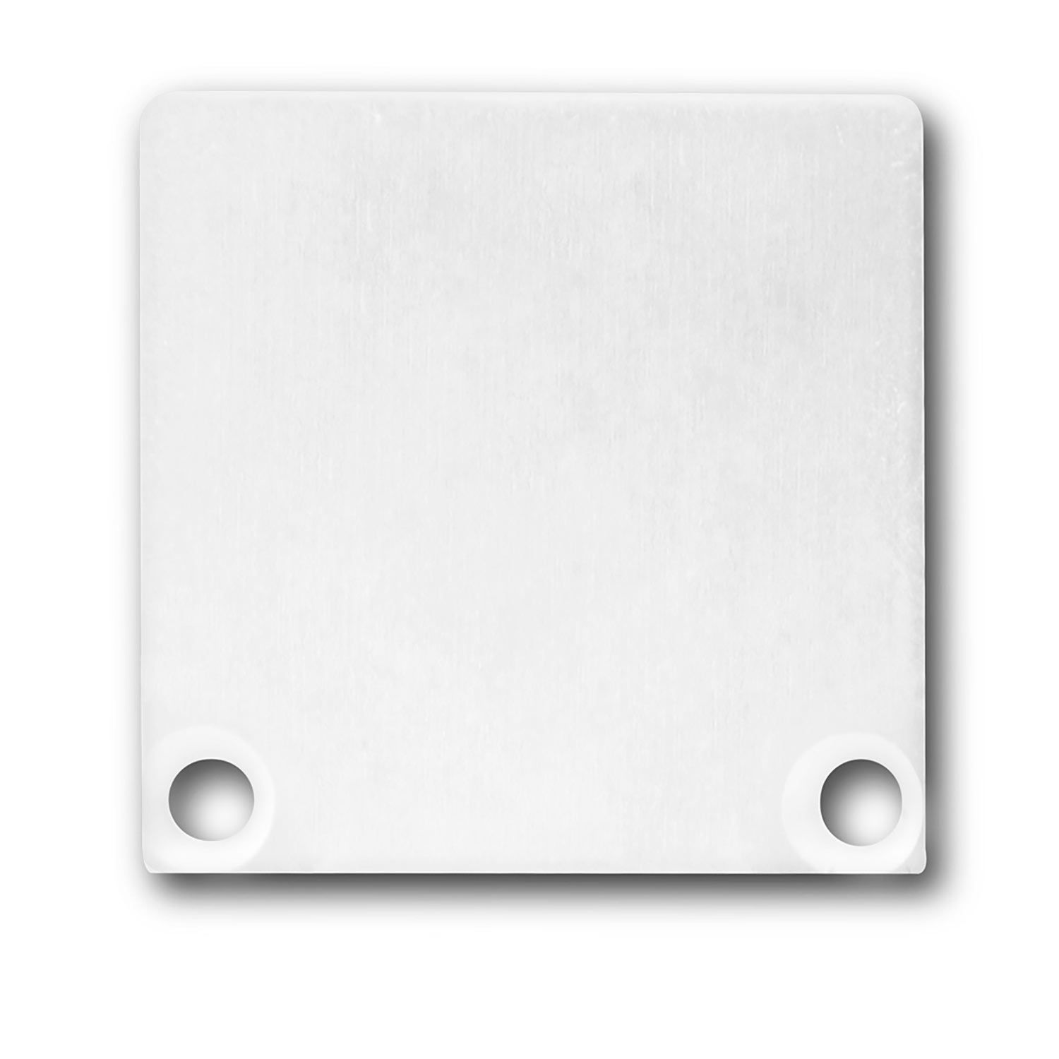 ISOLED Endkappe EC47 Alu weiß RAL 9010 für SURF/DIVE20 mit COVER10, 2 STK, inkl. Schrauben - 1