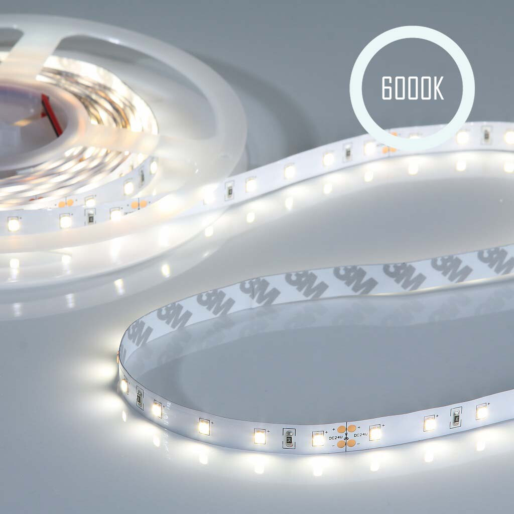Emilum Flex Stripe 24V, 14.4W, 6000K, CRI90, 60LED, IP20, 10mm Emilum Flex Stripe 24V, 14.4W, 6000K, CRI90, 60LED, IP20, 10mm - Produktbild 1