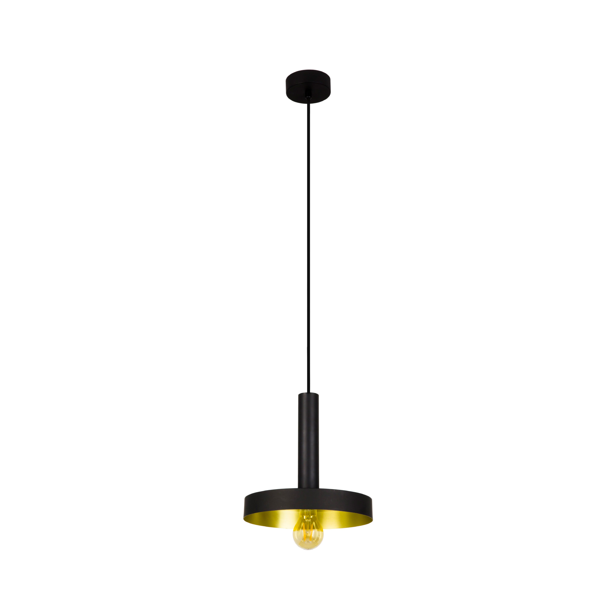 Faro WHIZZ Schwarzer und satinierter Gold-Anhänger Faro WHIZZ Schwarzer und satinierter Gold-Anhänger - 1