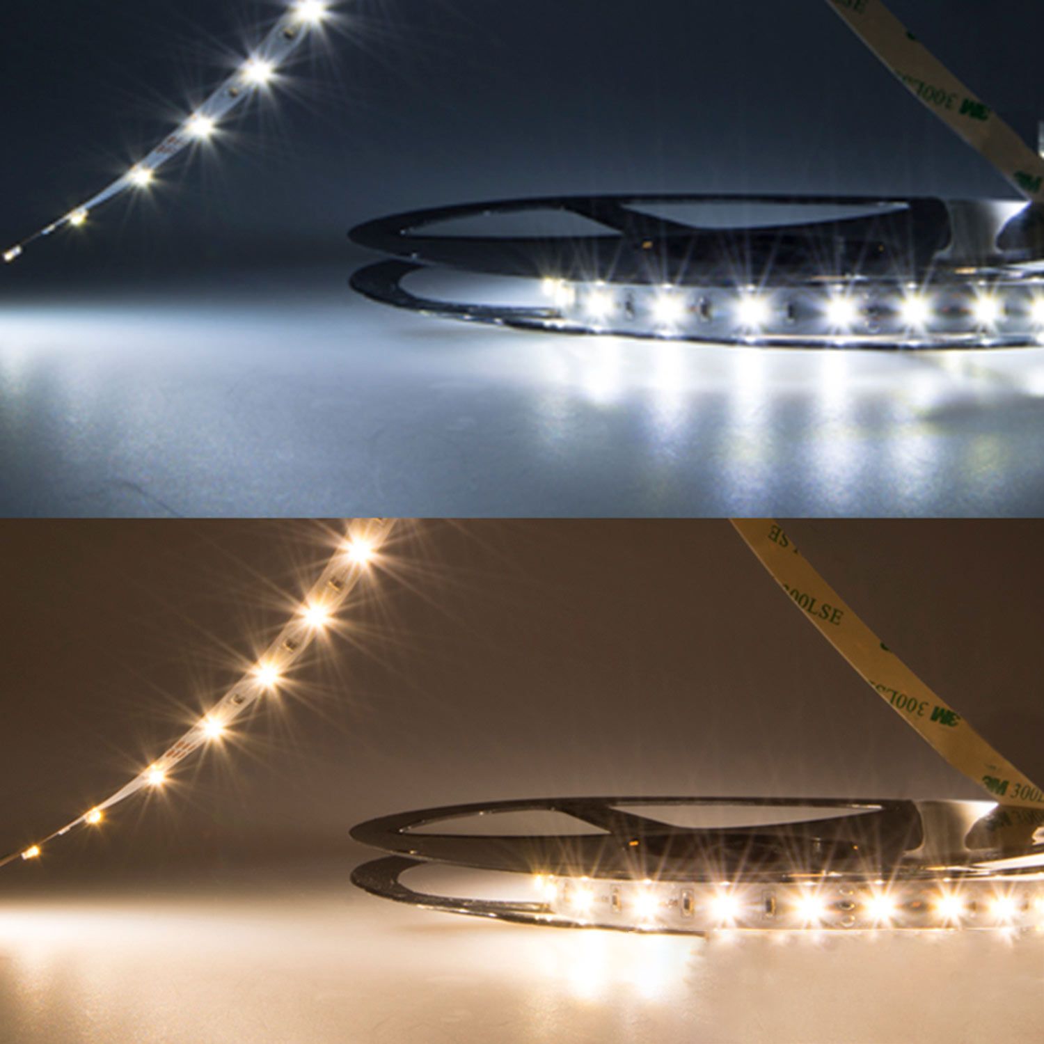 ISOLED LED SIL830/860 CCT Flexband, 24V DC, 5W+5W, IP20, 5m Rolle, 120 LED/m - 1