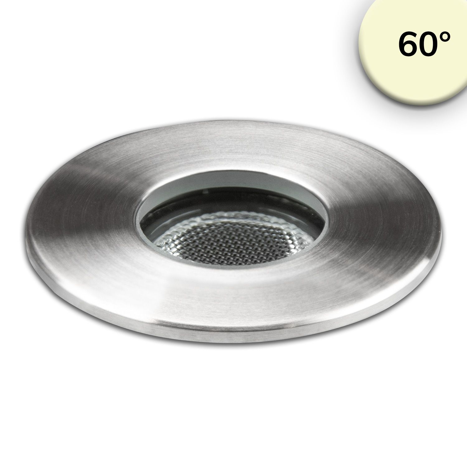 ISOLED LED Einbaustrahler, Edelstahl , 2W, 60°, IP67, 12V AC/DC, warmweiß ISOLED LED Einbaustrahler, Edelstahl , 2W, 60°, IP67, 12V AC/DC, warmweiß - 1