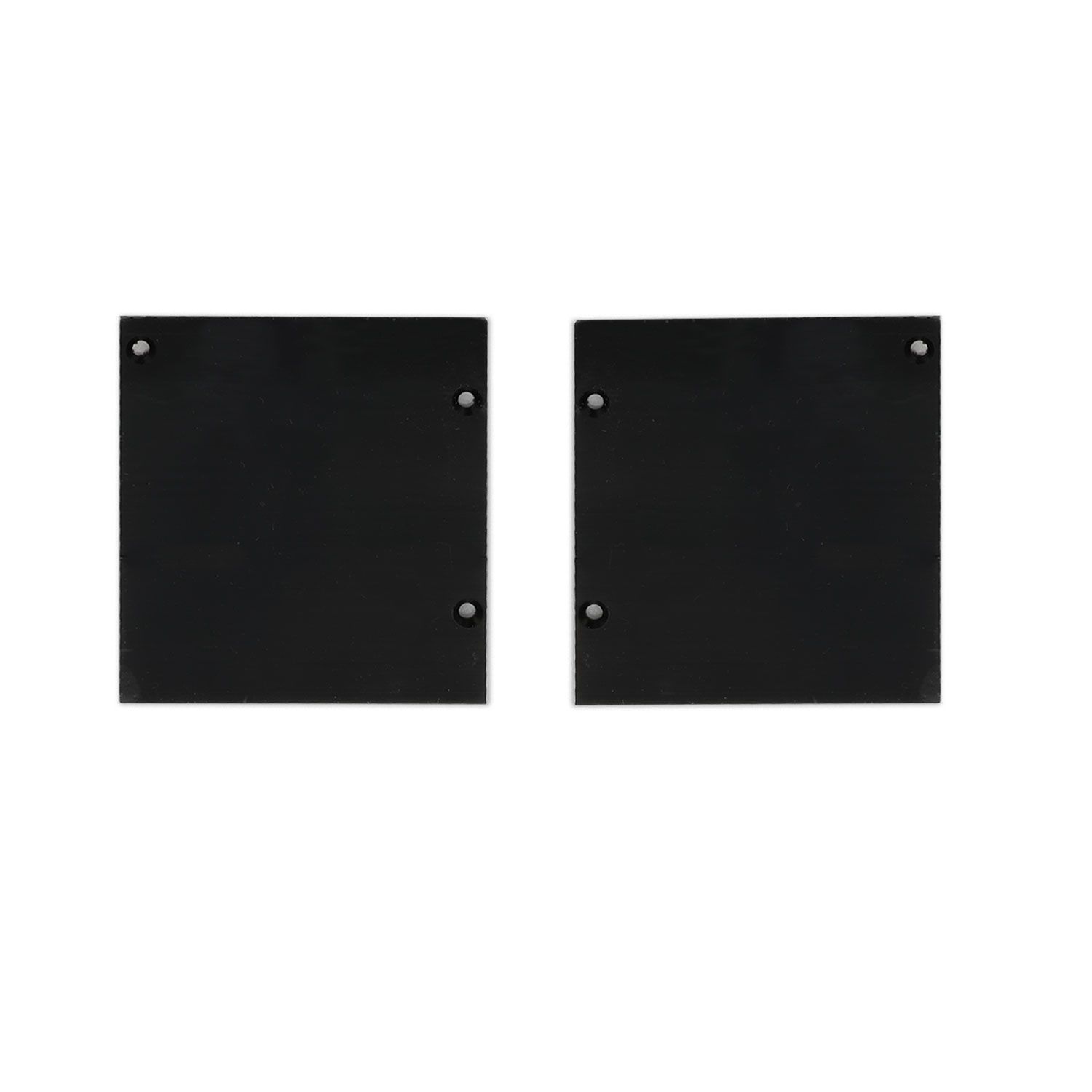 ISOLED Endkappe Alu EC133 für Curtain10 ONE FLAT mit VISOR, 1 Paar (links & rechts), schwarz ISOLED Endkappe Alu EC133 für Curtain10 ONE FLAT mit VISOR, 1 Paar (links & rechts), schwarz - 1