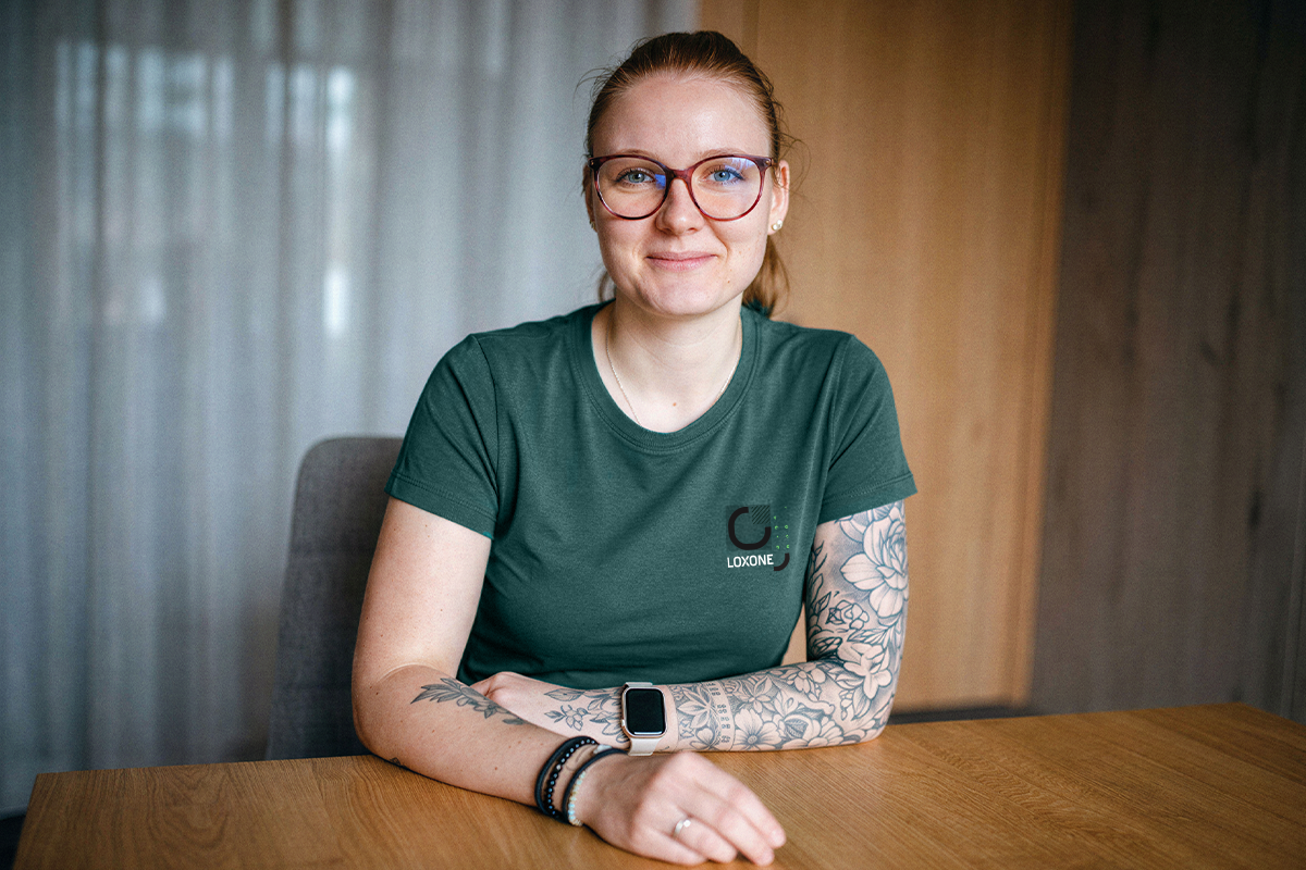 Loxone T-Shirt Damen Lifestyle Dunkelgrün S - 3