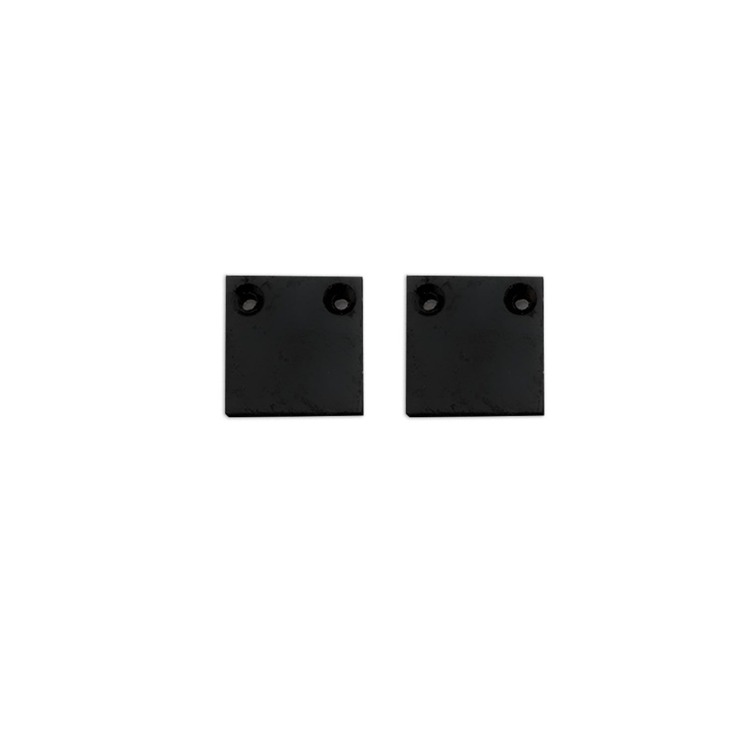 ISOLED Endkappe Alu EC132 für Curtain10 ONE FLAT, 2 Stück, schwarz - 1