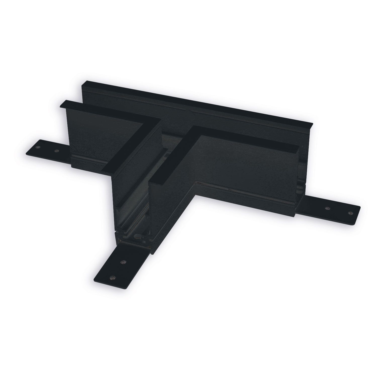 ISOLED Track48 T-Schiene horizontal für Einbauschiene, schwarz, nicht stromführend - 1