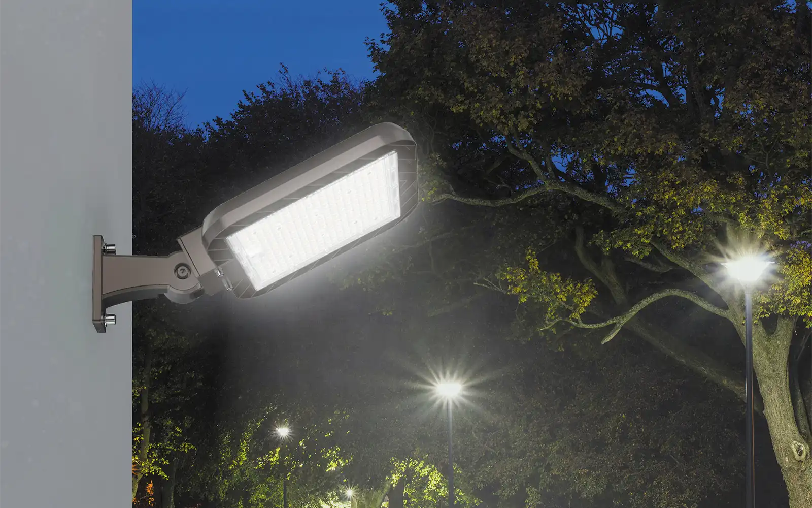 ISOLED LED Street Light Modul EM145 RAL8019 Graubraun, 4000K, IP65, 140 lm/W, exkl. Adapter - 2