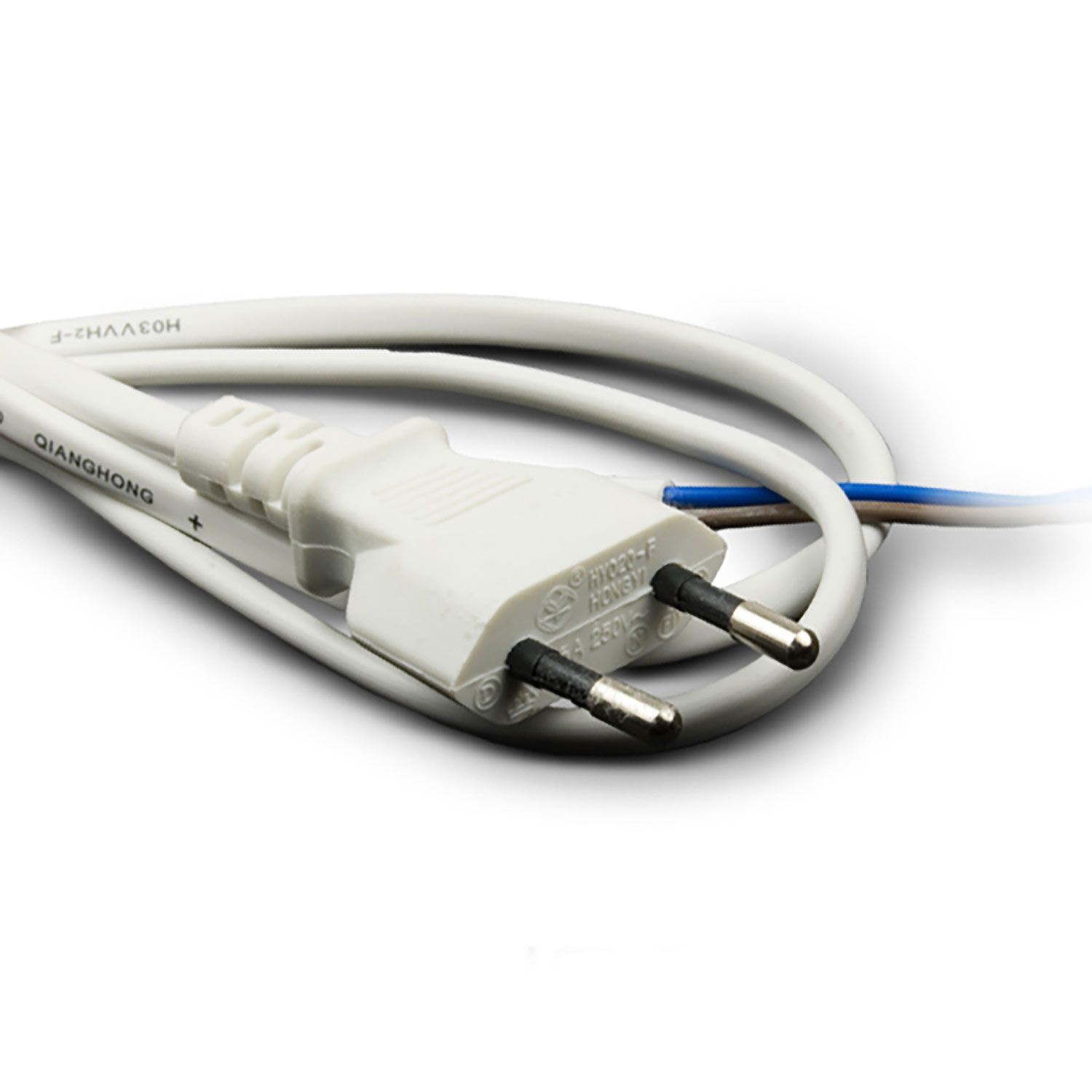 ISOLED Anschlussleitung 1.5m mit Flachstecker, weiß, 230V ISOLED Anschlussleitung 1.5m mit Flachstecker, weiß, 230V - 1