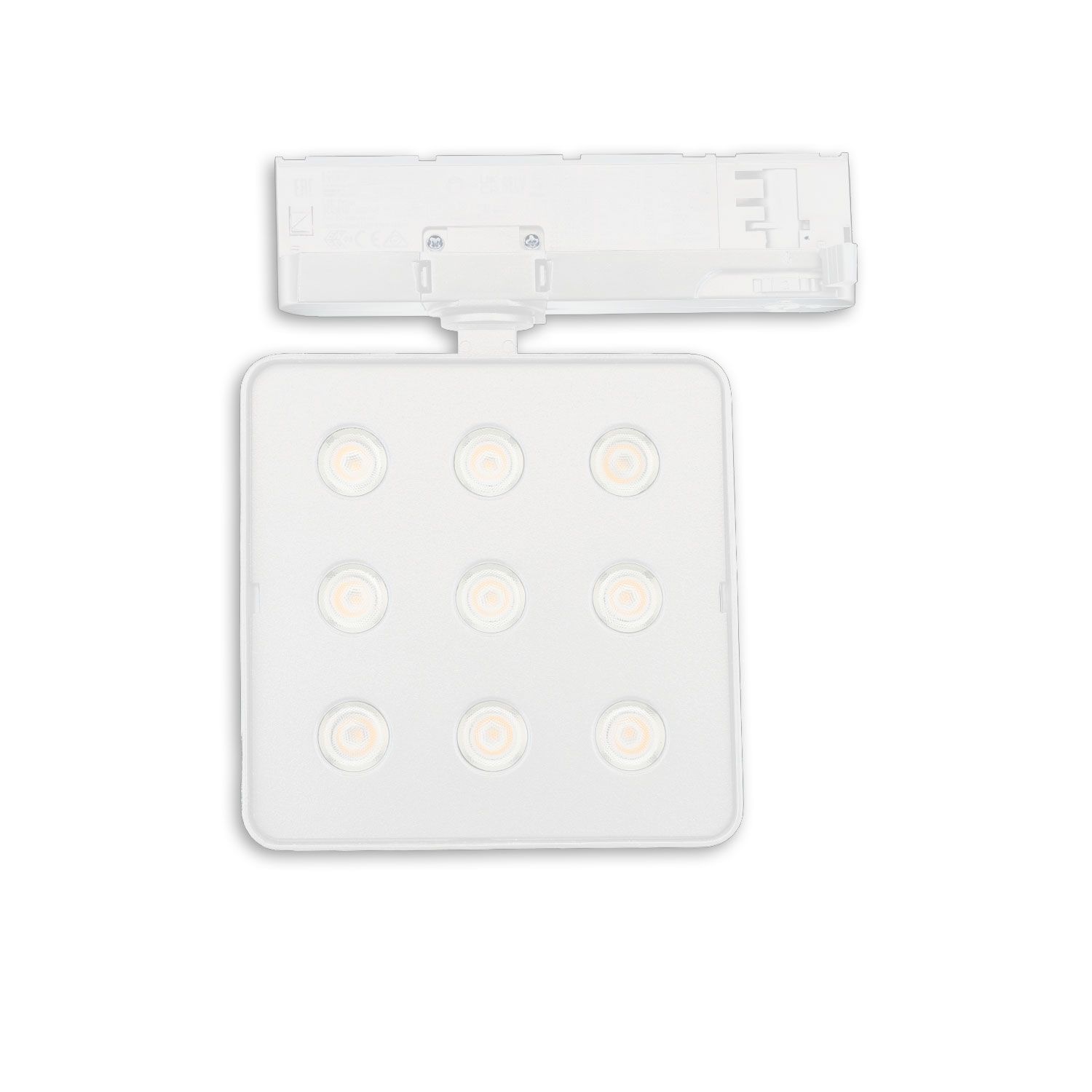 ISOLED 3-Phasen Schienenstrahler MATRIX, 20W, 40°, weiß, 3000K, UGR