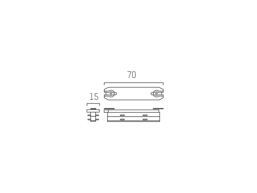 Molto Luce VOLARE LINEARVERBINDER (chrom) - 2