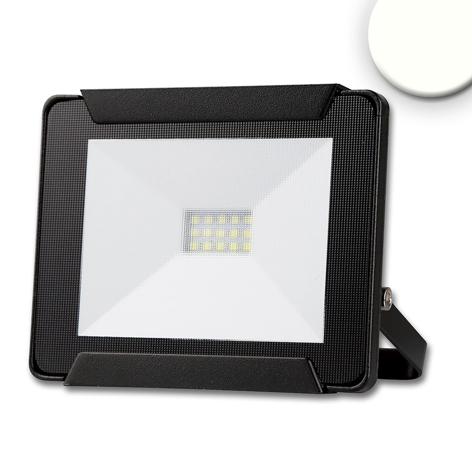 ISOLED LED Fluter 10W, neutralweiß, schwarz, IP65 - 1
