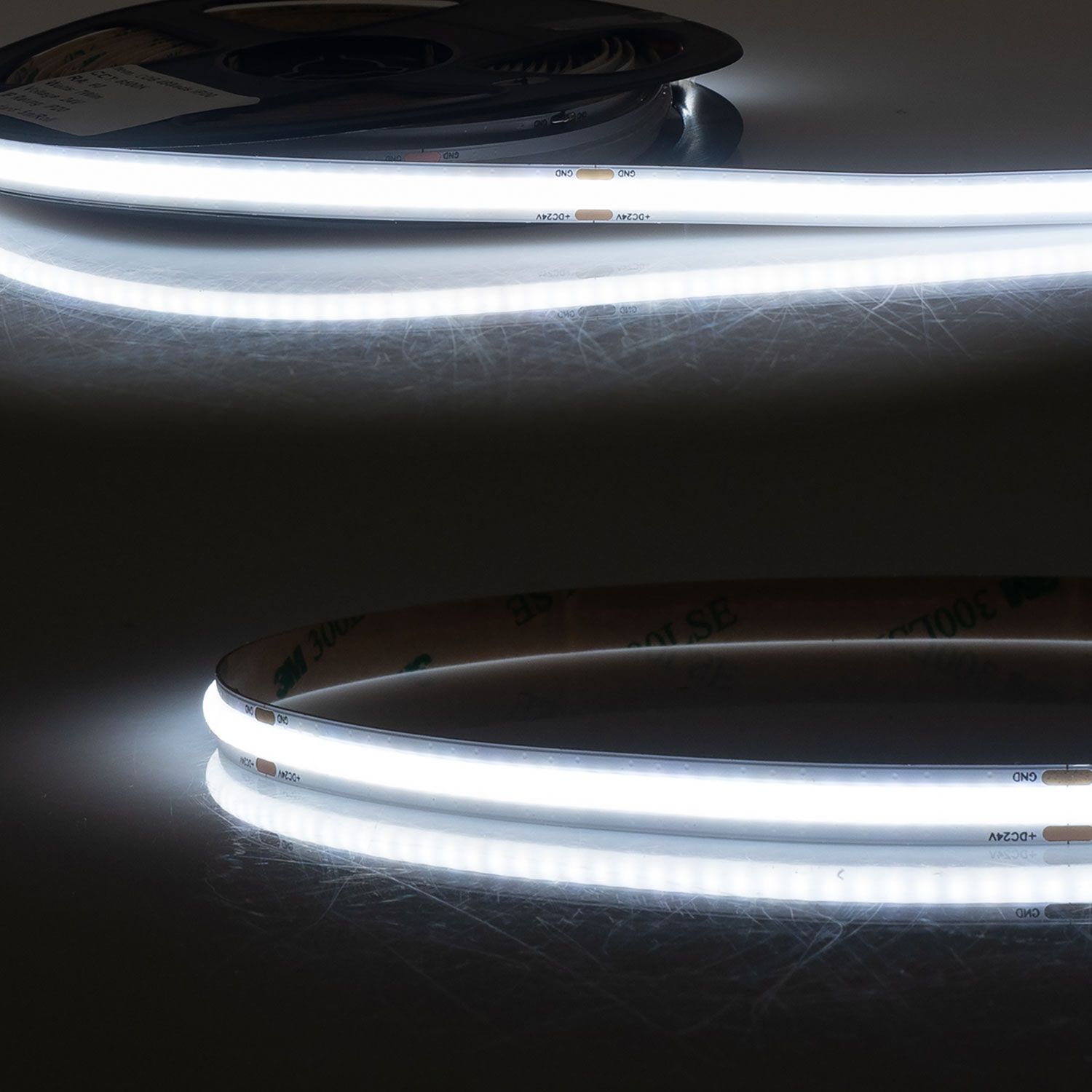 ISOLED LED COB965 Linear Flexband, 24V DC, 8W, IP20, 6500K, 5m Rolle, 480 LED/m - 1