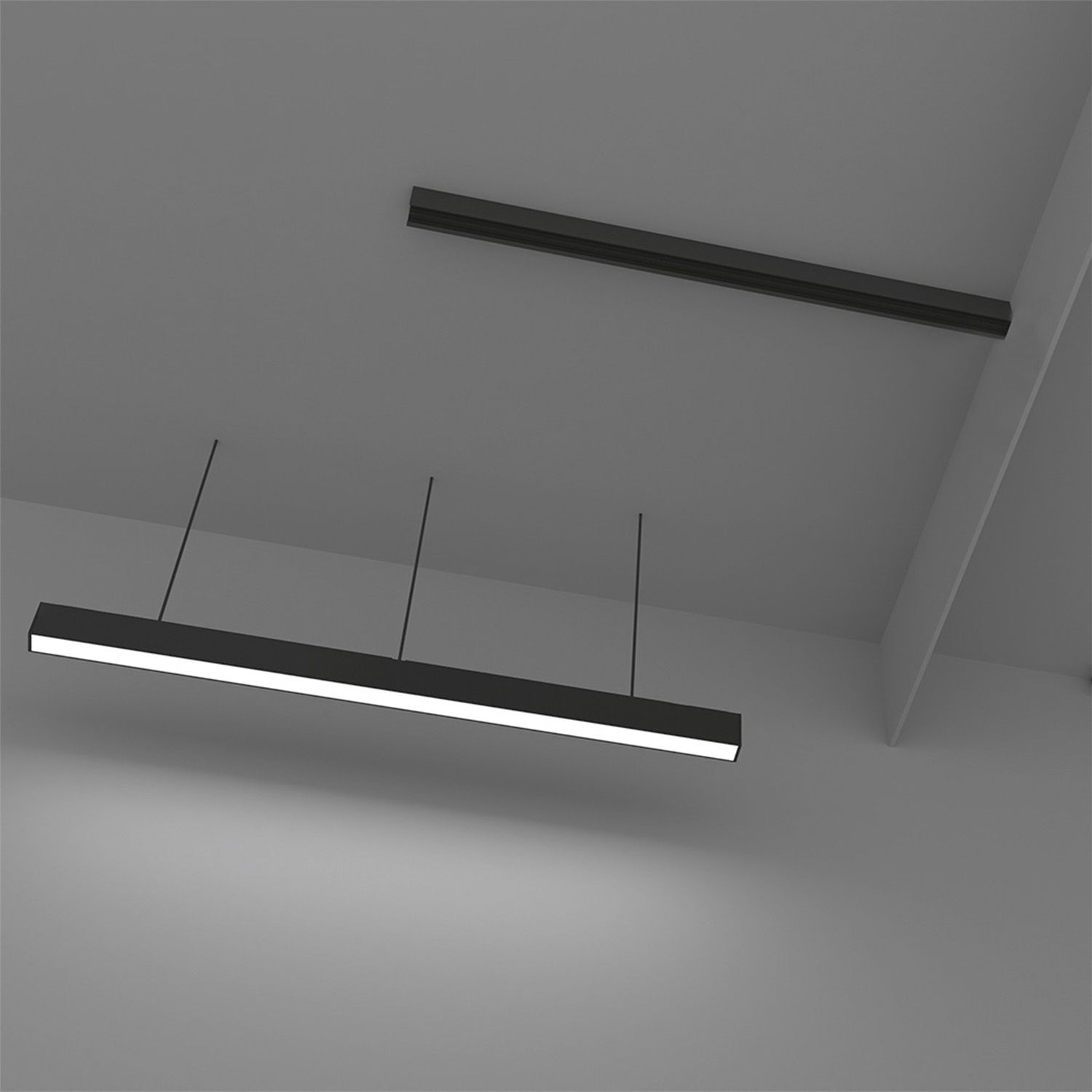 ISOLED Track48 Linearleuchte 60cm schwarz, 20W, 120°, 48V DC, 3000K,CRI90, Line+ - 7