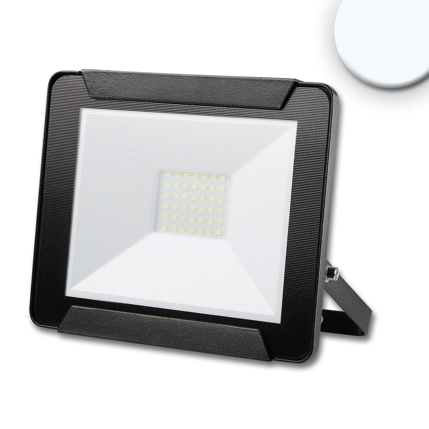 ISOLED LED Fluter 30W, kaltweiß, schwarz, IP65 - 1