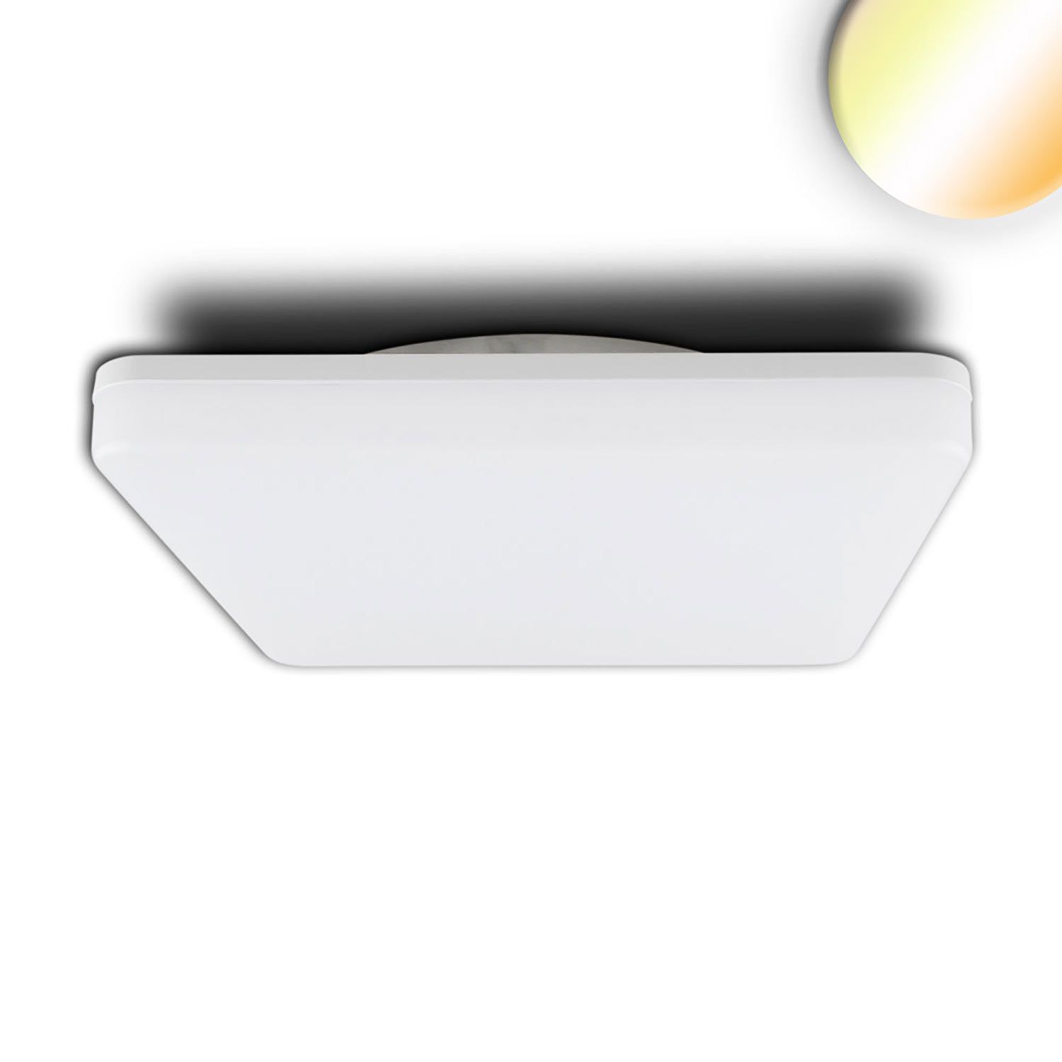 ISOLED LED Decken/Wandleuchte mit HF-Bewegungssensor 24W, weiß, eckig, IP54, ColorSwitch 3000|4000K ISOLED LED Decken/Wandleuchte mit HF-Bewegungssensor 24W, weiß, eckig, IP54, ColorSwitch 3000|4000K - 1