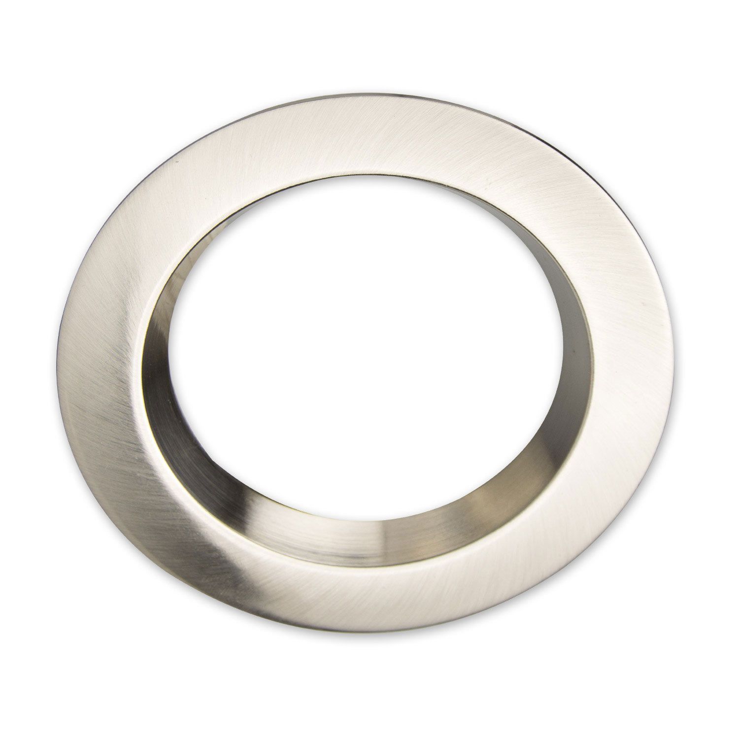 ISOLED Cover Aluminium rund chrom matt rückversetzt für Sys-90 - 1