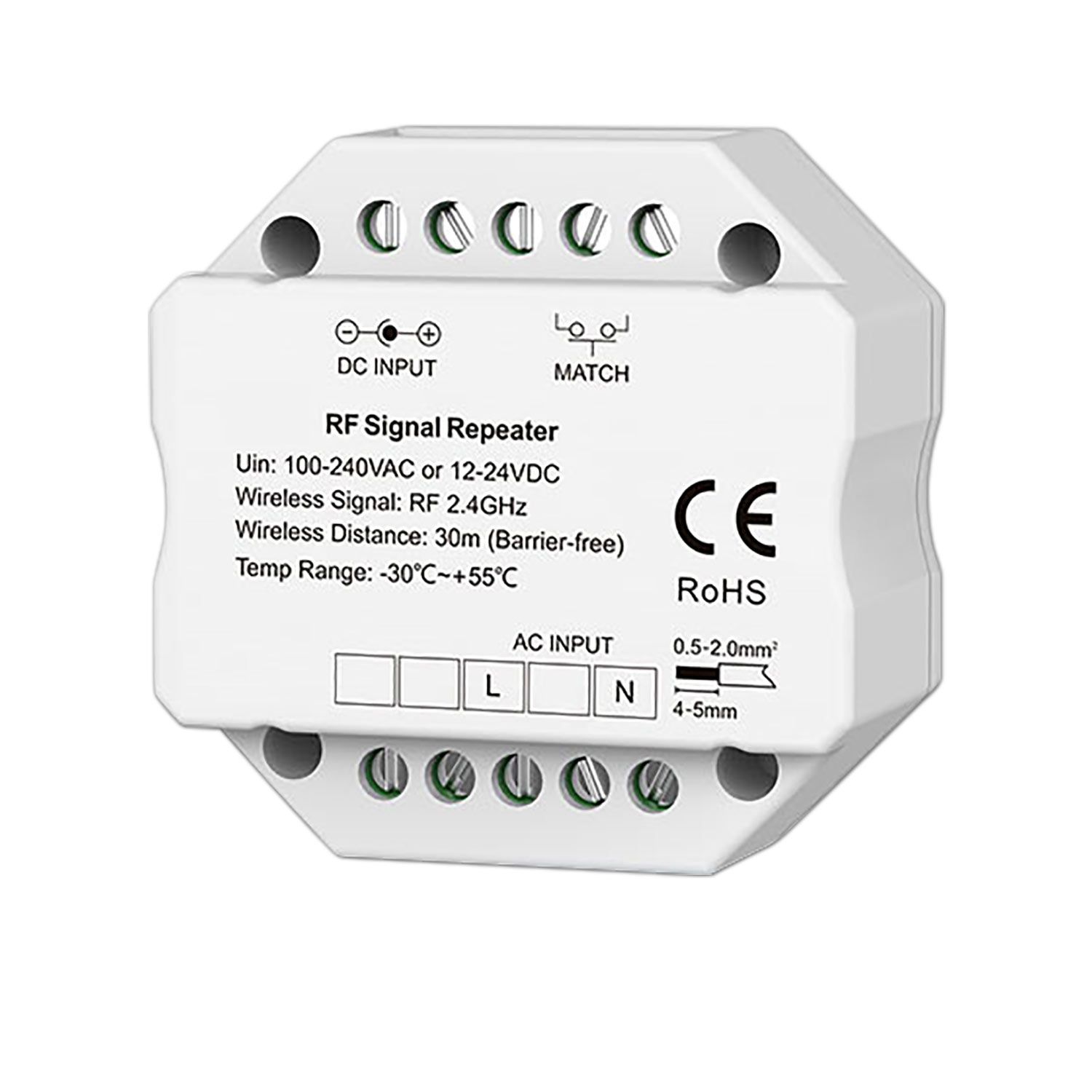 ISOLED Sys-Pro Mesh Signal Repeater, max. 30m, 12-24V DC / 100-240V AC ISOLED Sys-Pro Mesh Signal Repeater, max. 30m, 12-24V DC / 100-240V AC - 1