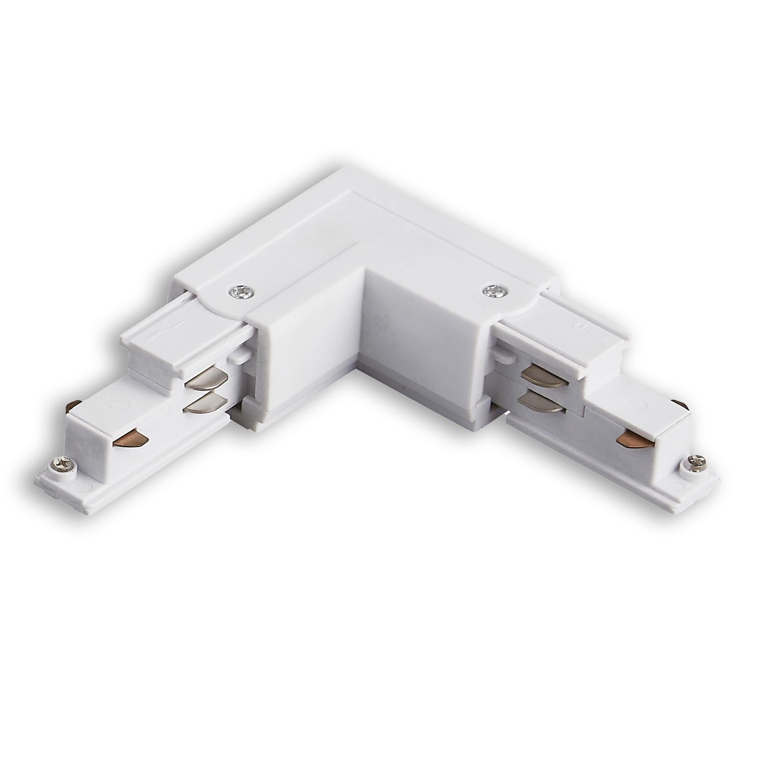 ISOLED 3-Phasen DALI L-Verbinder für Aufbauschiene, N-Leiter außen, weiß - 1