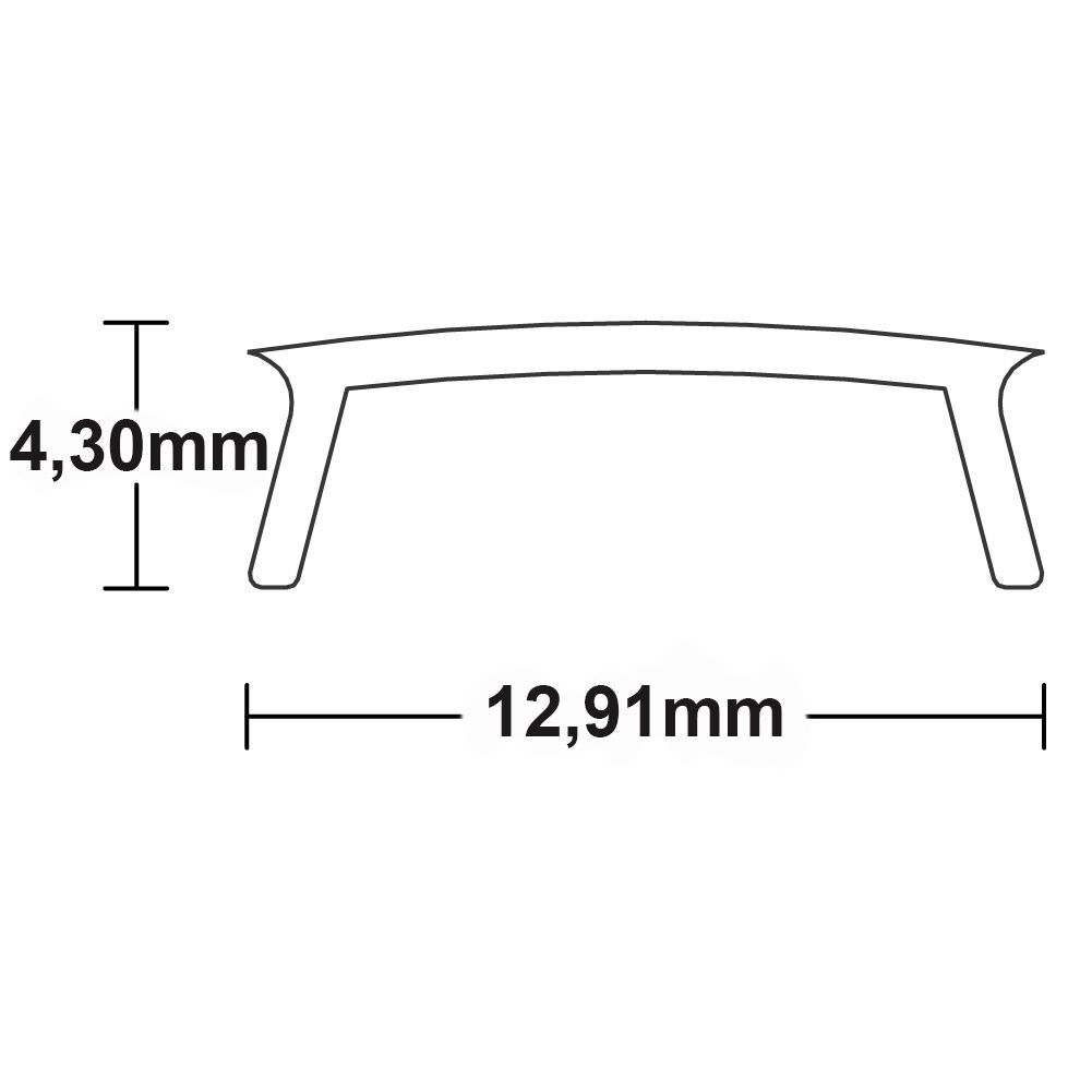 ISOLED Abdeckung COVER8 opal 200cm für Profil SURF11/CORNER11 - 2