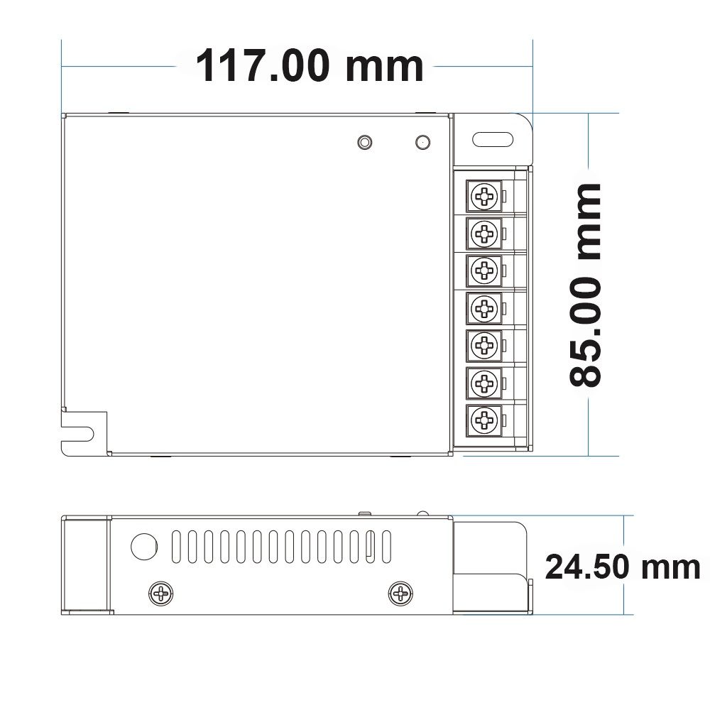 ISOLED Sys-Pro Funk Mesh PWM-Dimmer, 1-4 Kanal, 12-24V DC 4x8A, 36-48V DC 4x5A - 2