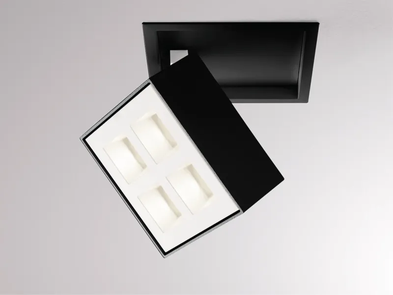 Molto Luce GRID SEMI RECESSED (schwarz weiß) Molto Luce GRID SEMI RECESSED (schwarz weiß) - Produktbild 1